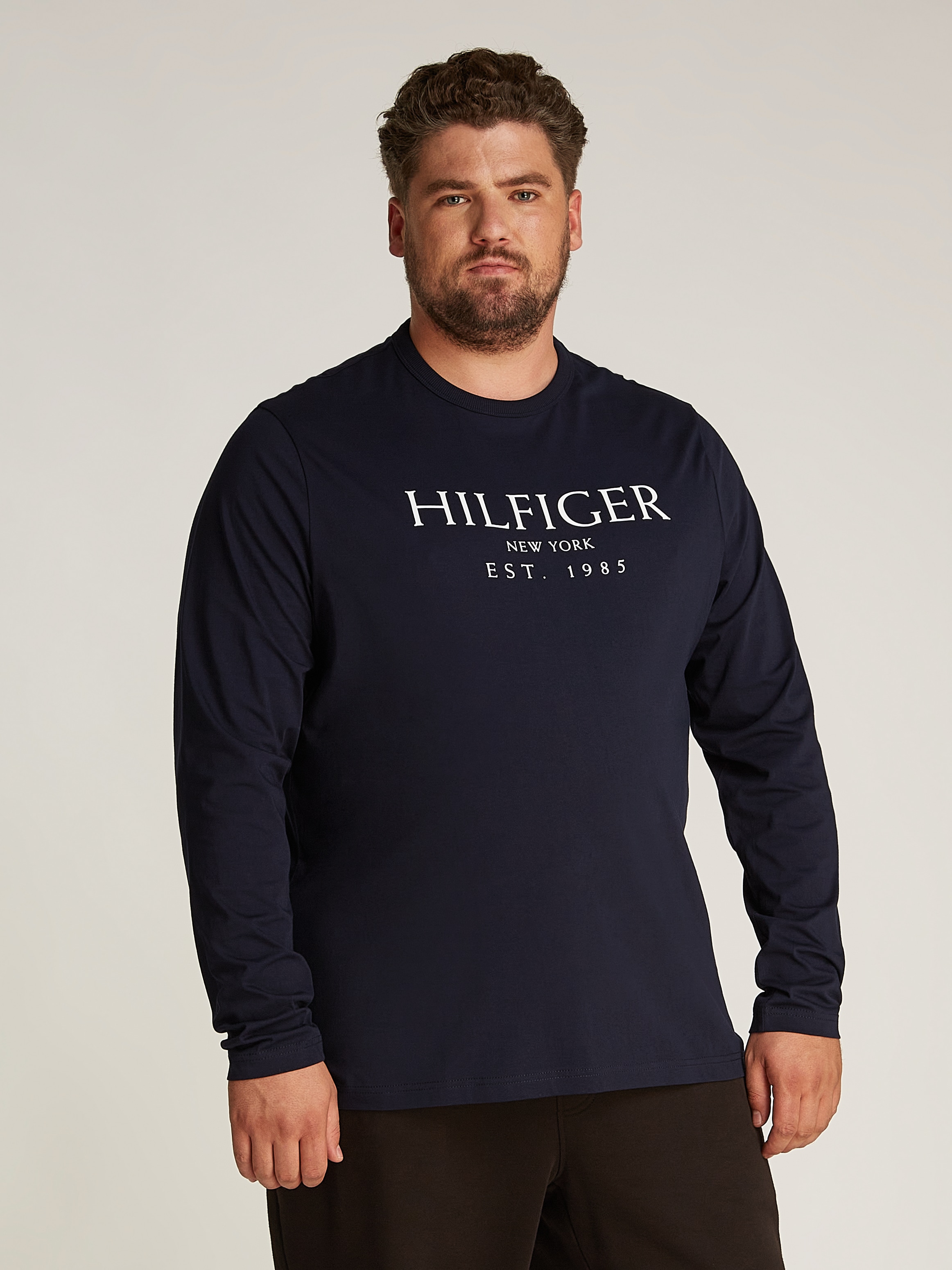 Tommy Hilfiger Big & Tall Longsleeve "BT-BIG HILFIGER LS TEE-B", mit großem günstig online kaufen