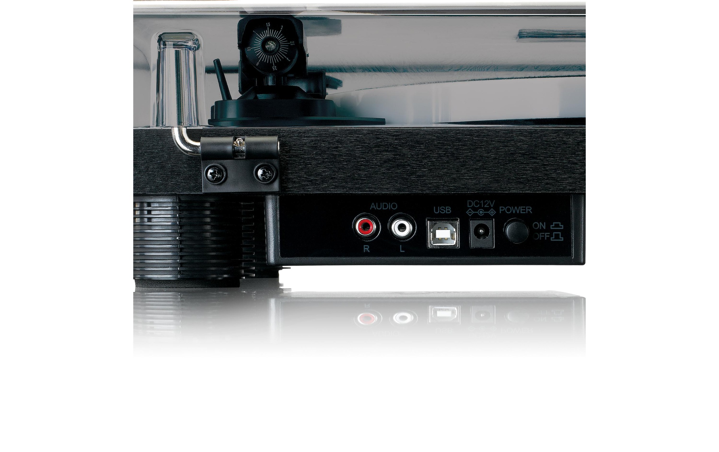 Lenco Plattenspieler »LS-50LEDBK, Schwarz«