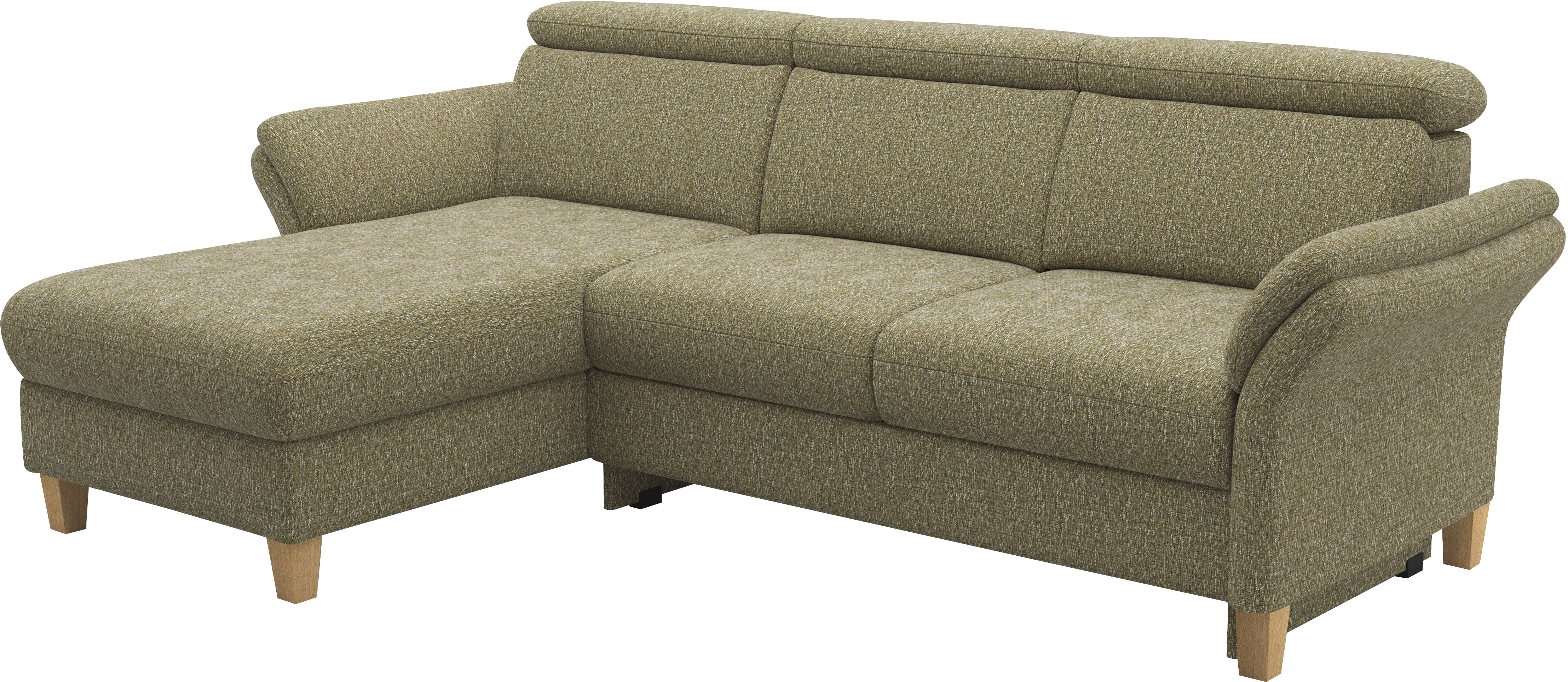 Thumbnail - Home affaire Ecksofa "Glendale, L-Form" inkl. Kopfteilverstellung, wahlweise mit Vorziehsitz und Bettkasten