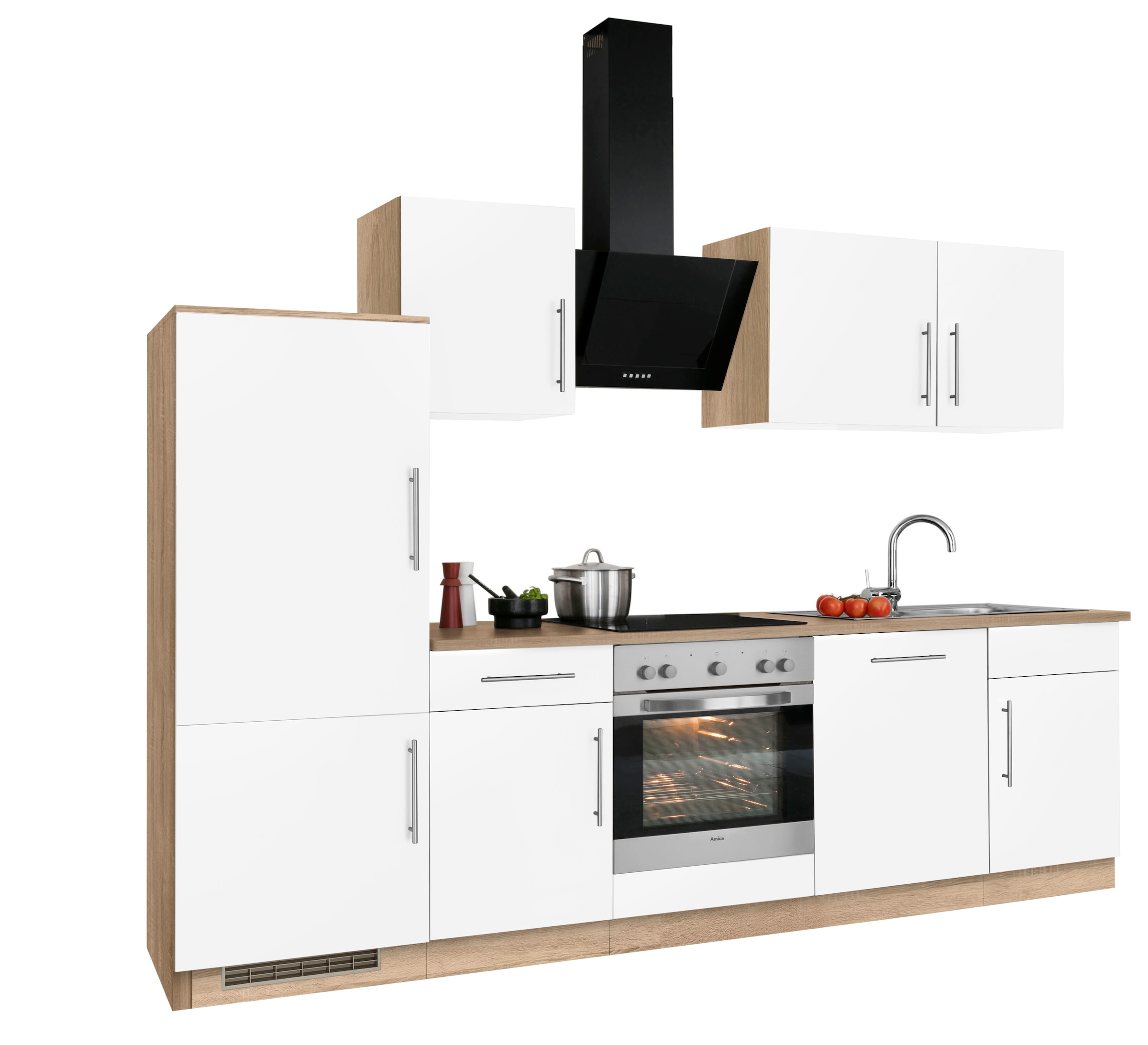 Küchenzeile Küchen Aufbauservice mit wiho | BAUR »Cali« Wahlweise