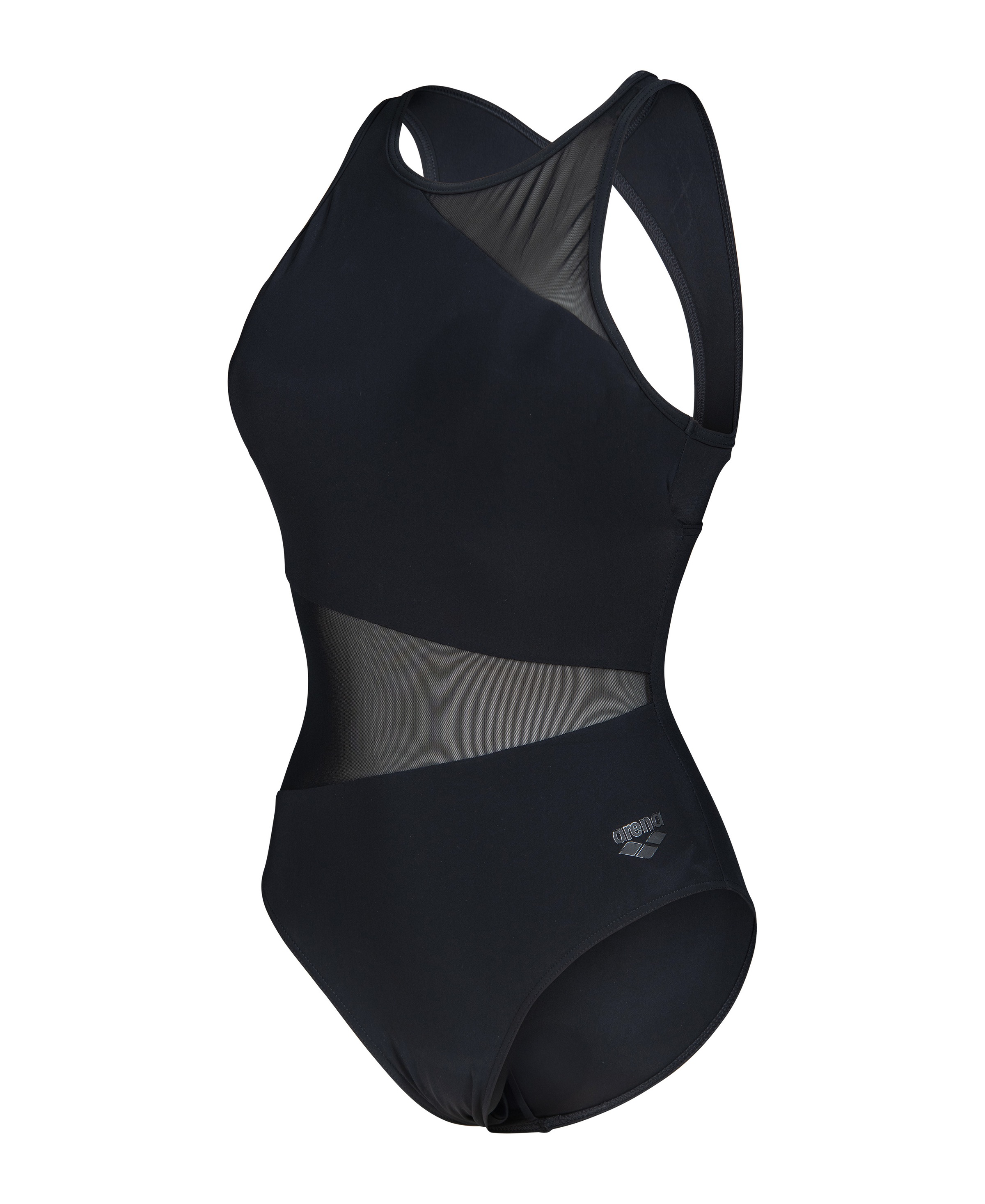 Thumbnail - Arena Badeanzug "WOMENS ARENA MESH ANGLE SWIMSUIT VENT BACK B" Mit transparenten Einsätzen