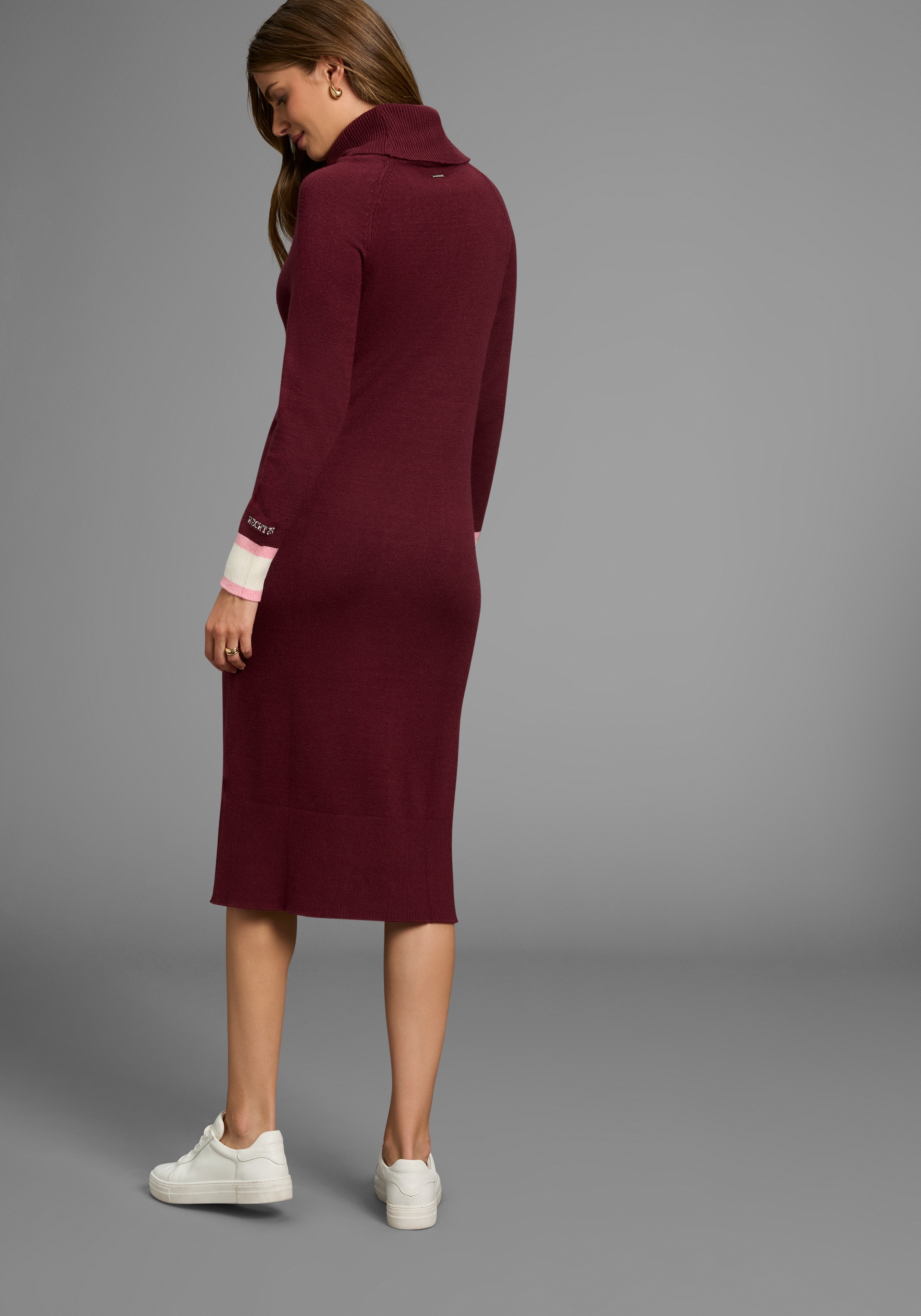 HECHTER PARIS Strickkleid, mit Kontraststreifen