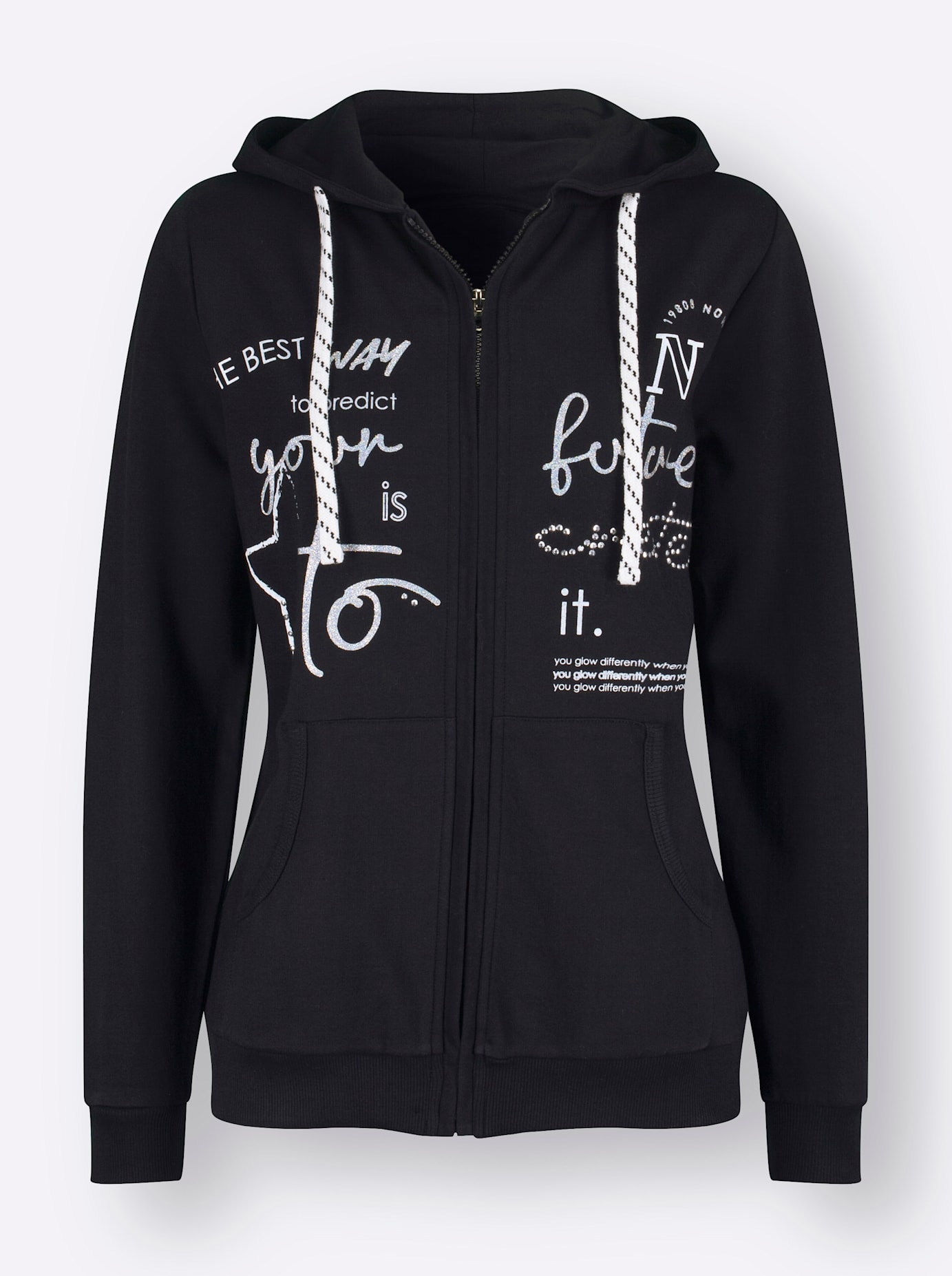 Inspirationen Shirtjacke »Sweatjacke«, (1 tlg.)