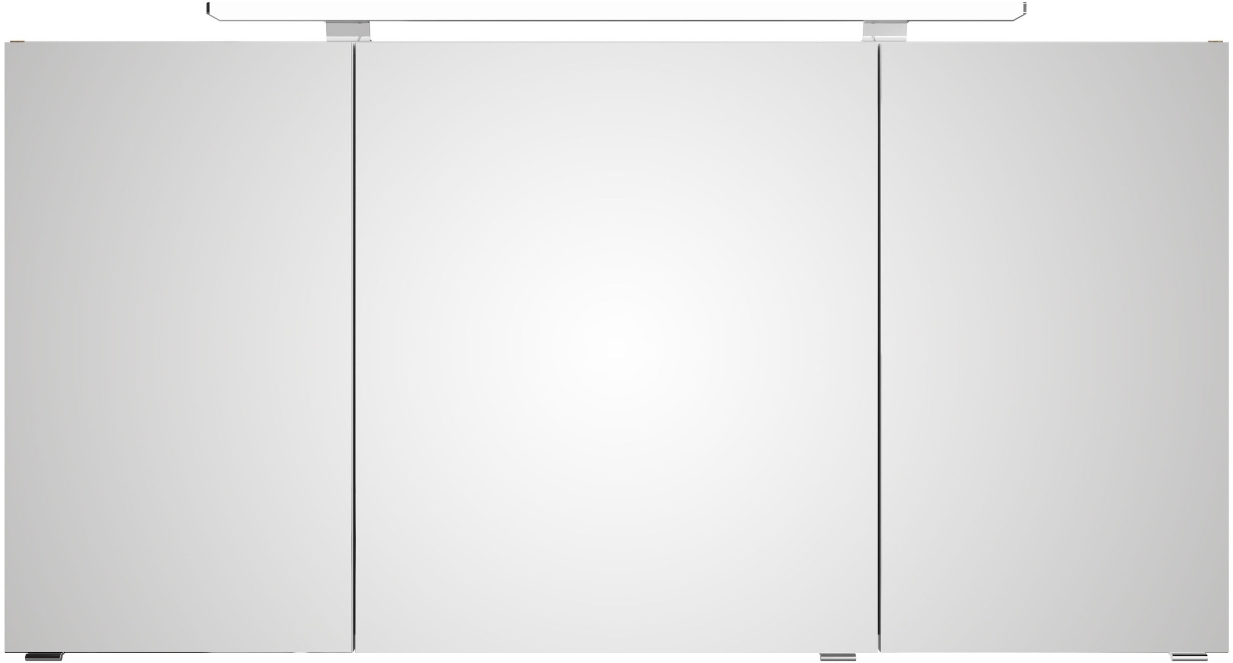Saphir Badmöbel-Set »Serie 4010 5-teilig Keramik-Waschtisch mit LED-Spiegelschrank«, (Set), Bad Set mit Unterschrank, Hängeschrank, Midischrank, inkl. Türdämpfer