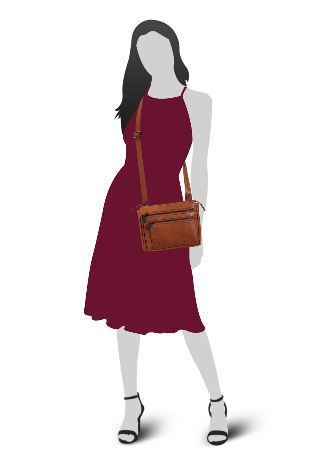 Spikes & Sparrow Umhängetasche echt Leder günstig online kaufen