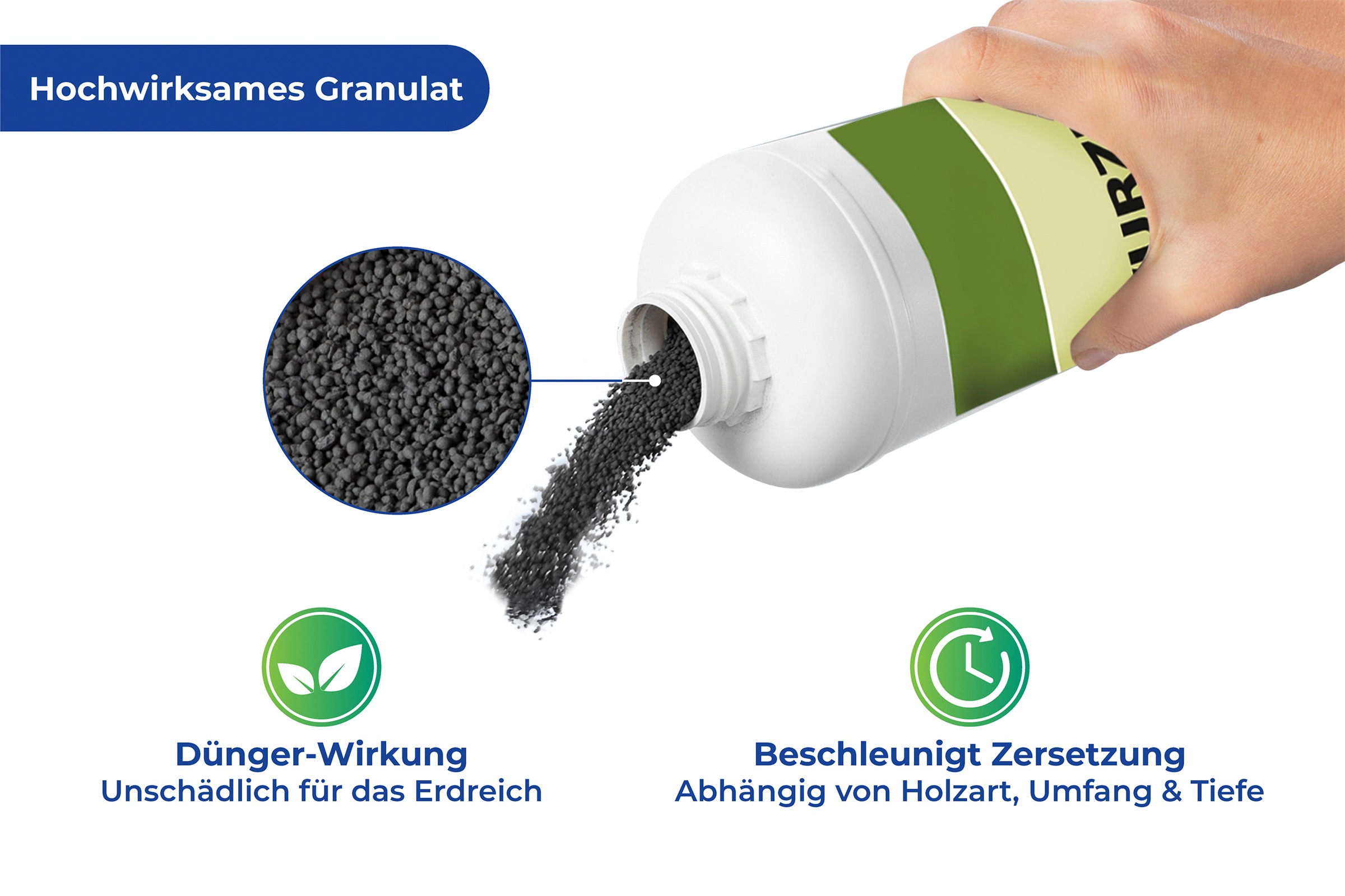 Maximex Unkrautbekämpfungsmittel »Wurzel-weg«, 1500 g Granulat