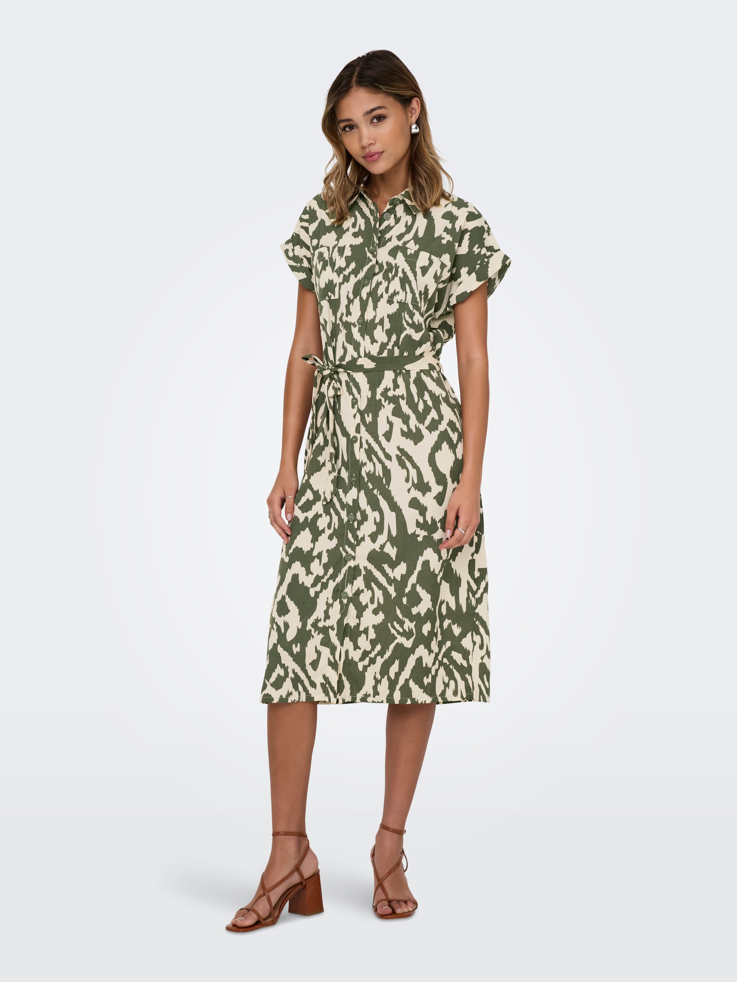ONLY Hemdblusenkleid »ONLHANNOVER S/S SHIRT DRESS NOOS WVN«, Sommerkleid