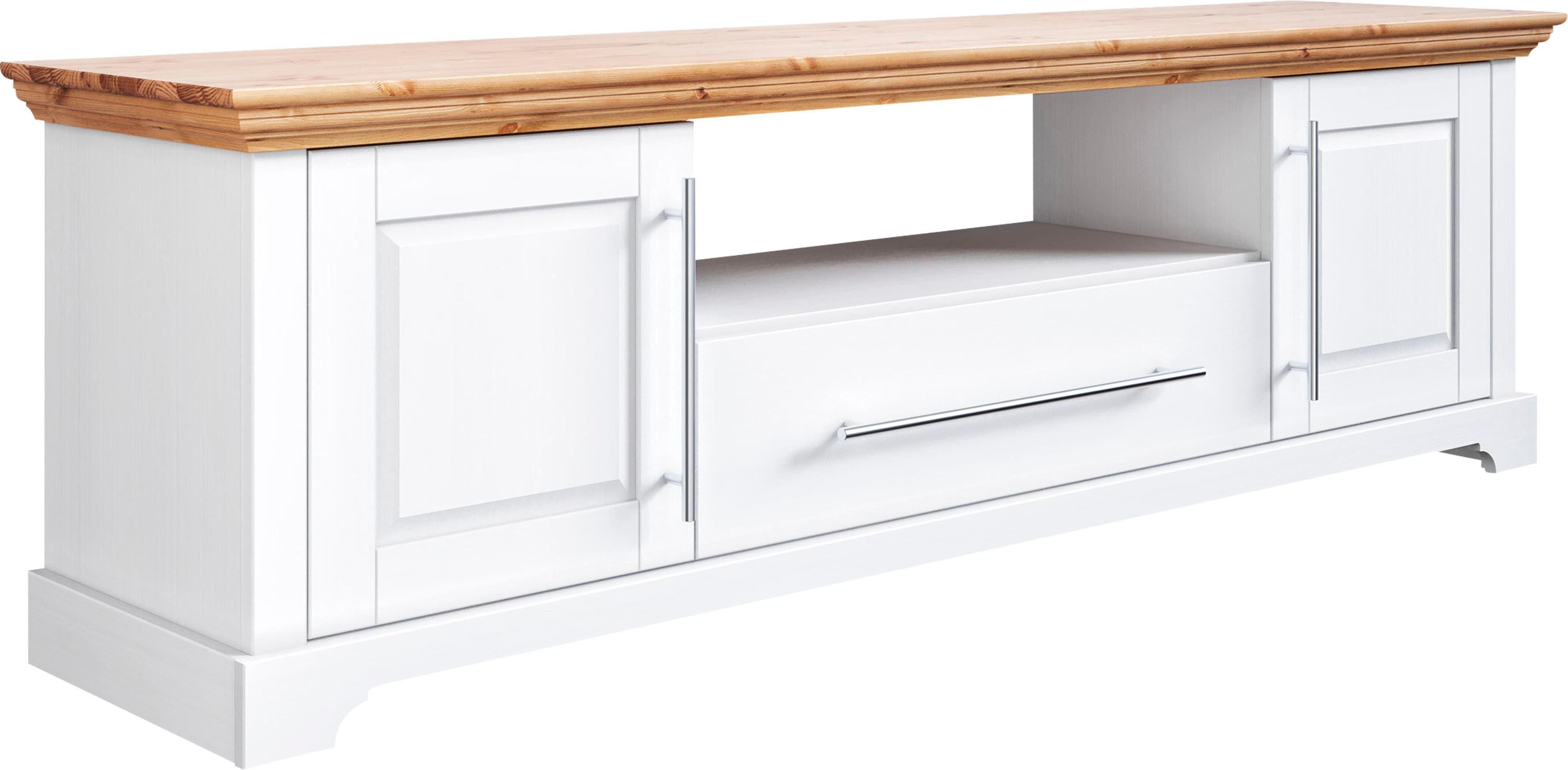 OTTO home TV-Board "Melissa" Lowboard, 2-türig, Breite 171 cm, Kiefer massiv, FSC