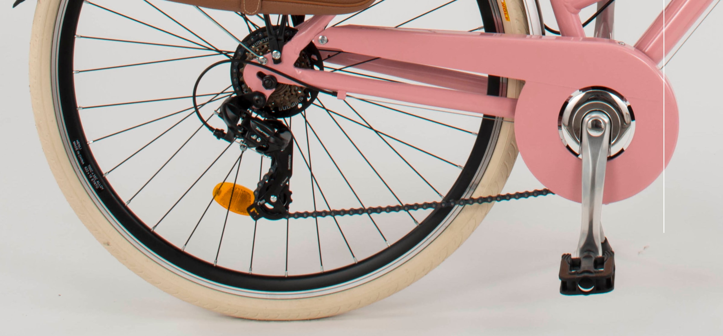 VENICE - I love Italy Cityrad »Citybike 605 Alu Lady« 6 Gang Kettenschaltung für Damen, Kettenschaltung