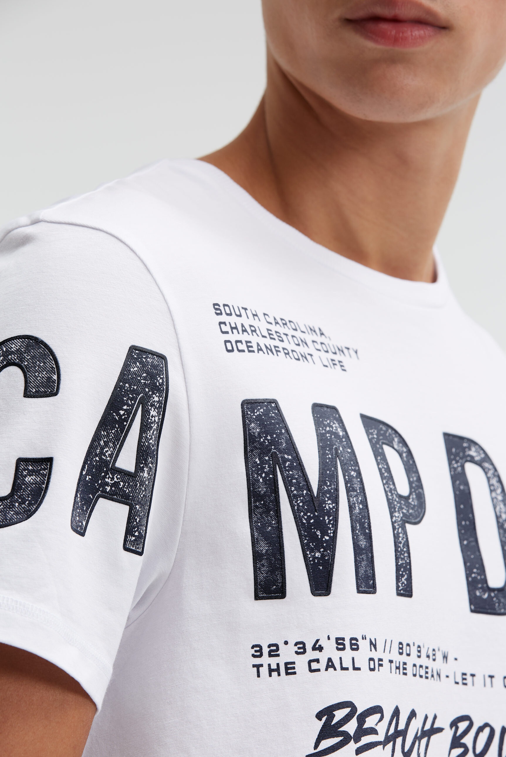 CAMP DAVID Rundhalsshirt mit Baumwolle