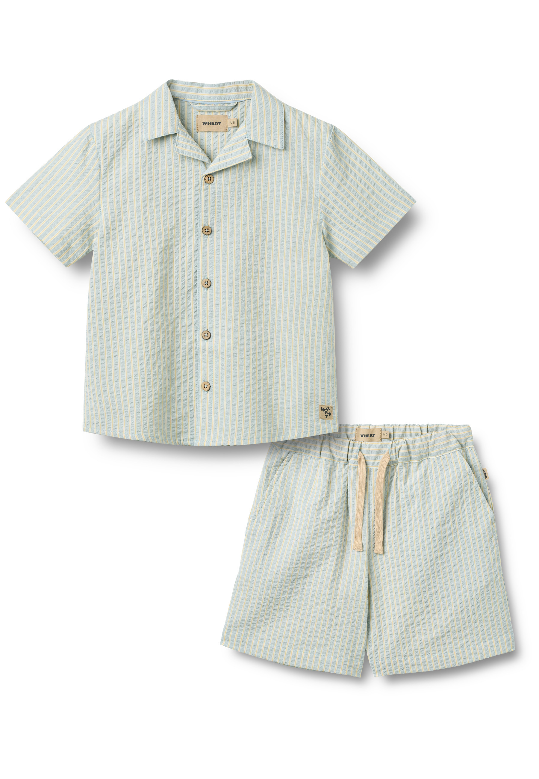 WHEAT Trainingsanzug "WHEAT Set Shirt S/S & Shorts Anker"