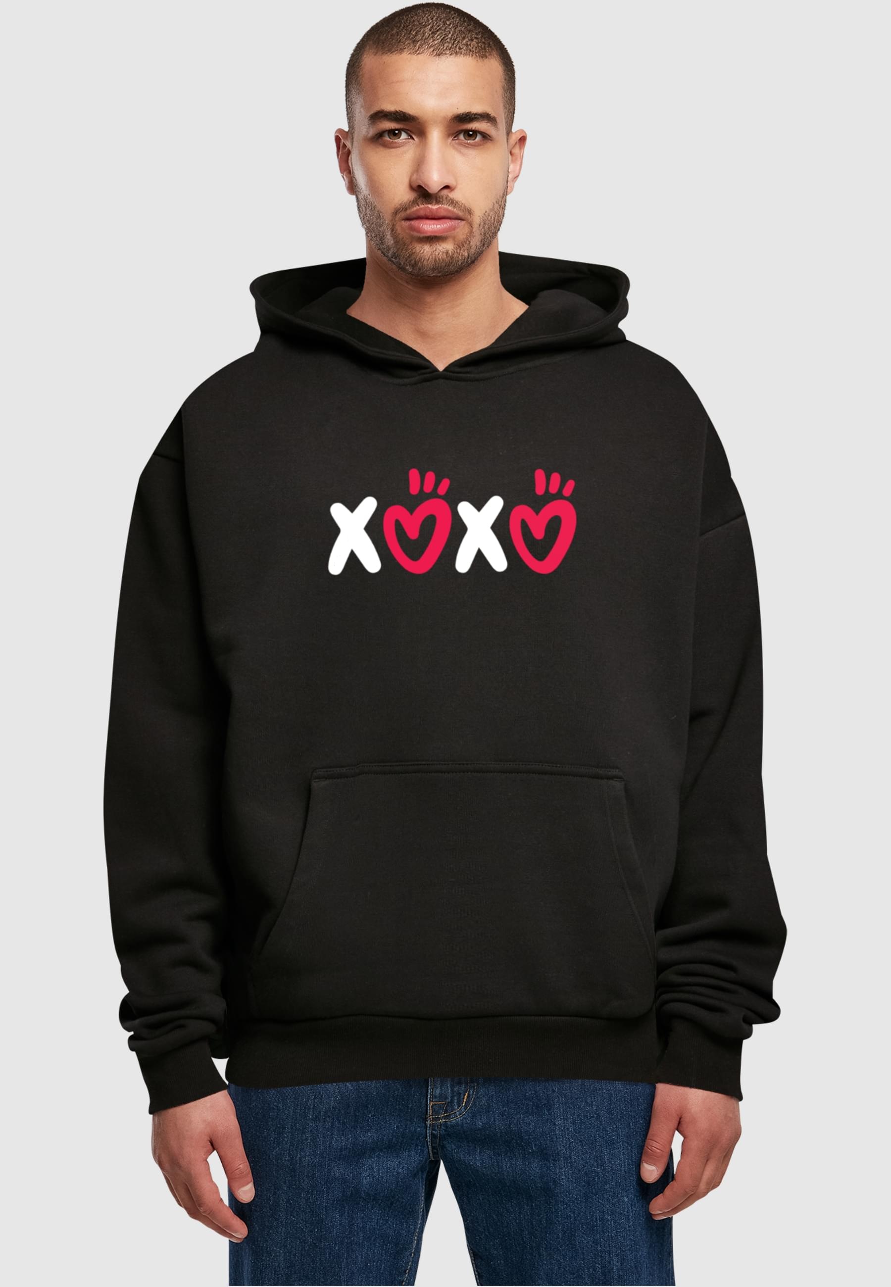 Merchcode Kapuzensweatshirt »Merchcode Herren Valentines Day - XOXO Ultra Heavy Hoody«, (1 tlg.)
