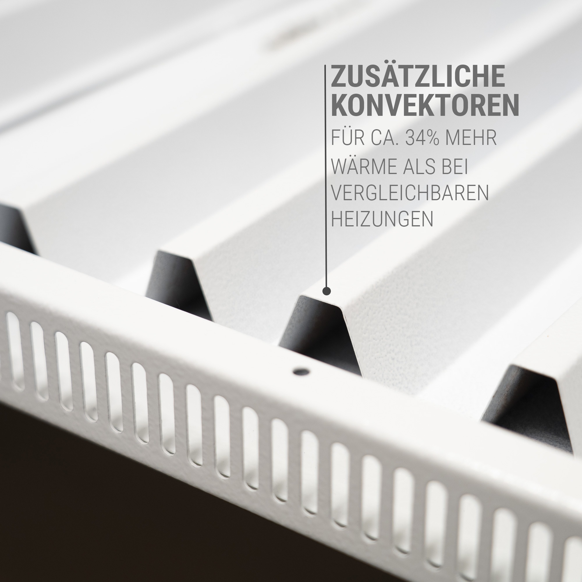 Vasner Elektro-Heizkörper »Konvi 900 W« Hybrid Infrarotheizung mit Thermostat weiß