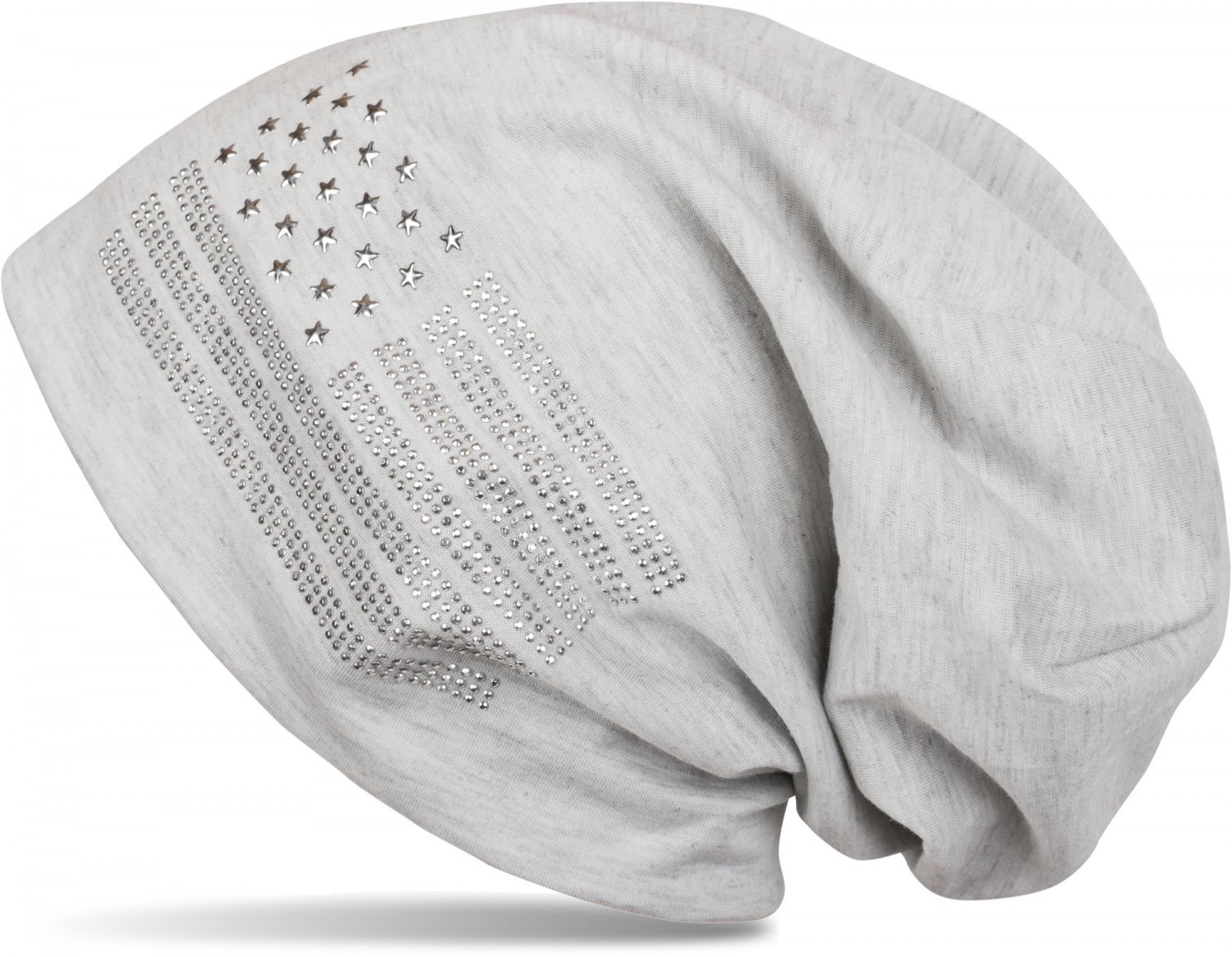 styleBREAKER Beanie "Beanie mit USA Flagge aus Strass" 1 Stk.