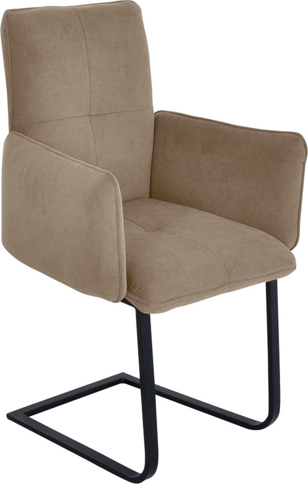 K+W Komfort & Wohnen Freischwinger "6502" () Freischwinger mit Armlehnen, F günstig online kaufen