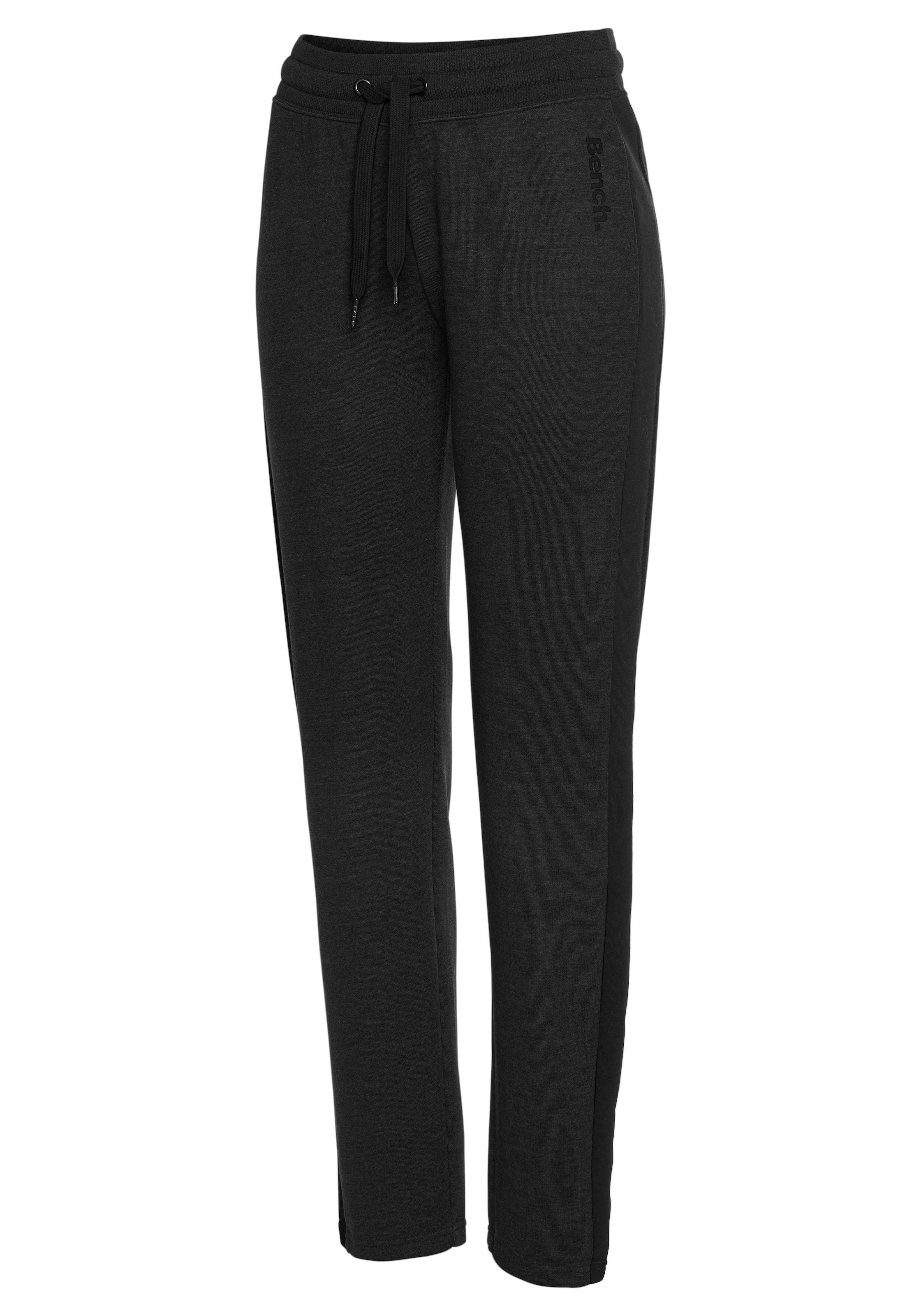 Bench. Loungewear Loungehose, mit Seitenstreifen und geradem Bein, Loungewear