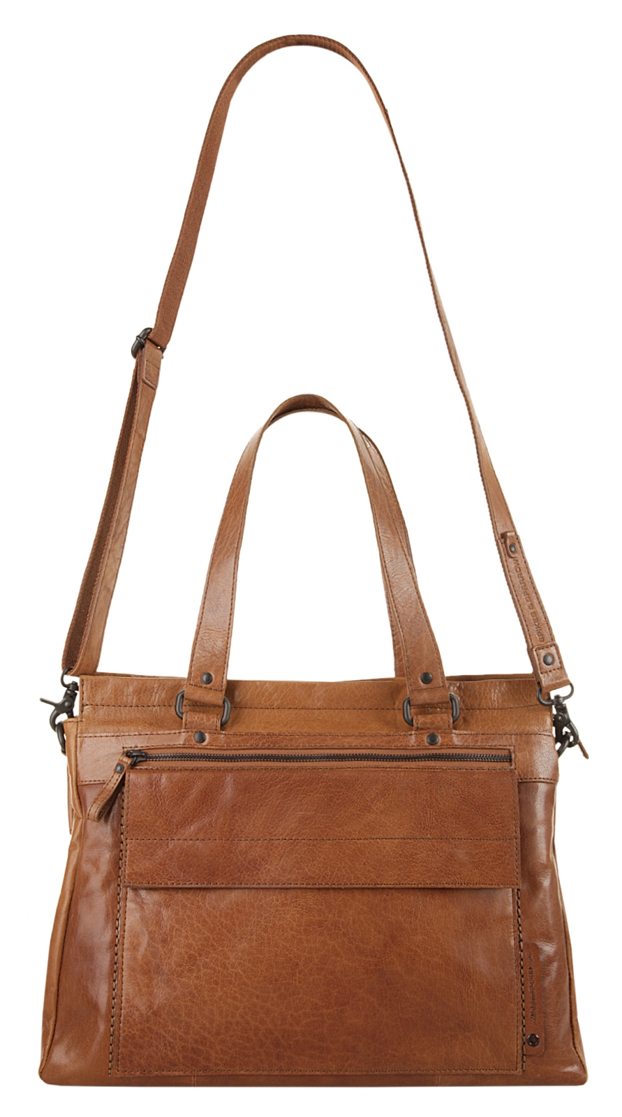 Spikes & Sparrow Shopper »LAPTOP SHOULDERBAG«, echt Leder