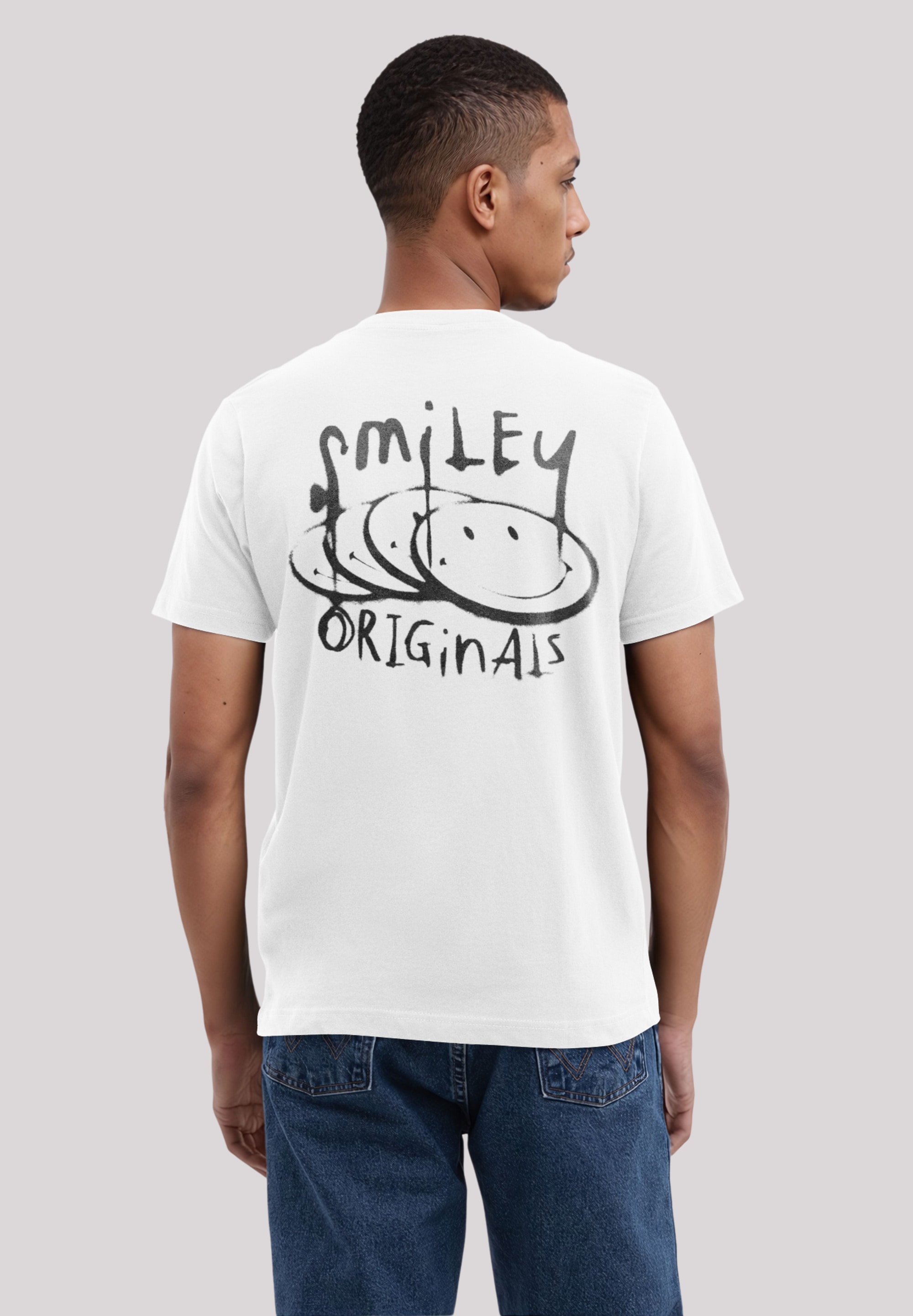 F4NT4STIC T-Shirt »Smiley Originals Punk Drippy Streetwear Graphic«, Premium Qualität