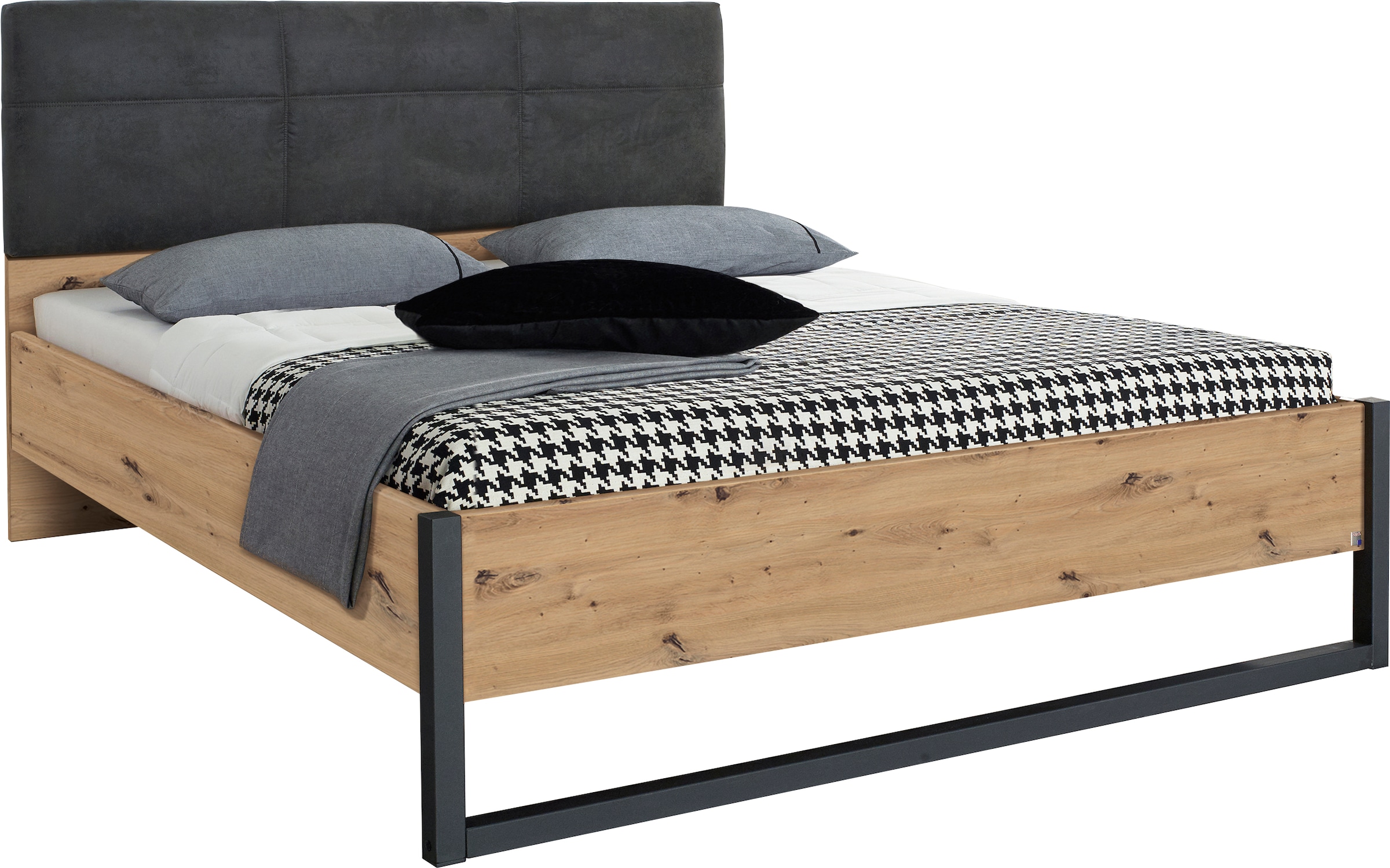 rauch Bett »Tampa«, im modernen Industrial Style, Bettenkufe aus Metall