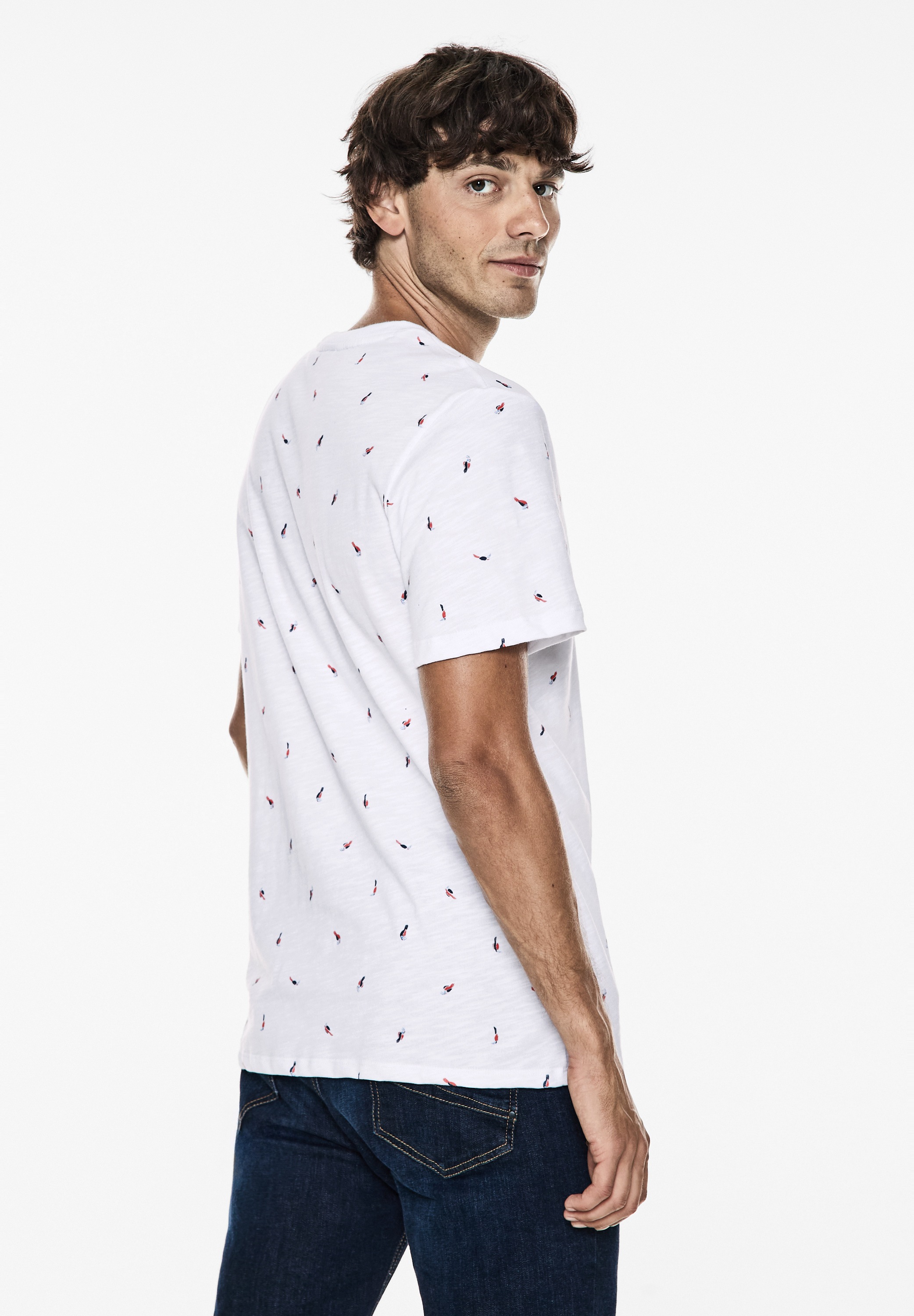 STREET ONE MEN T-Shirt, aus reiner Baumwolle