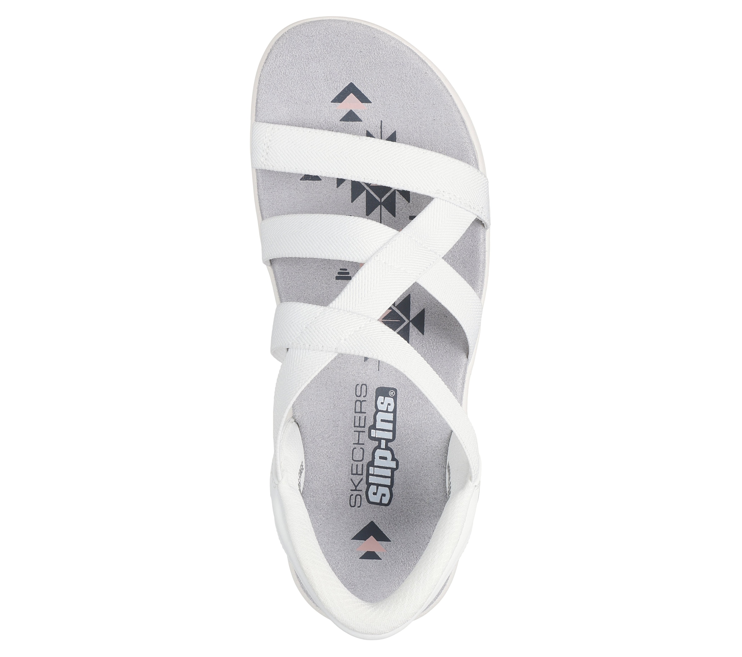 Skechers Sandale »REGGAE SLIM-STRETCH FLEX«  Flats, Trekking Sandale mit Slip-ins Funktion