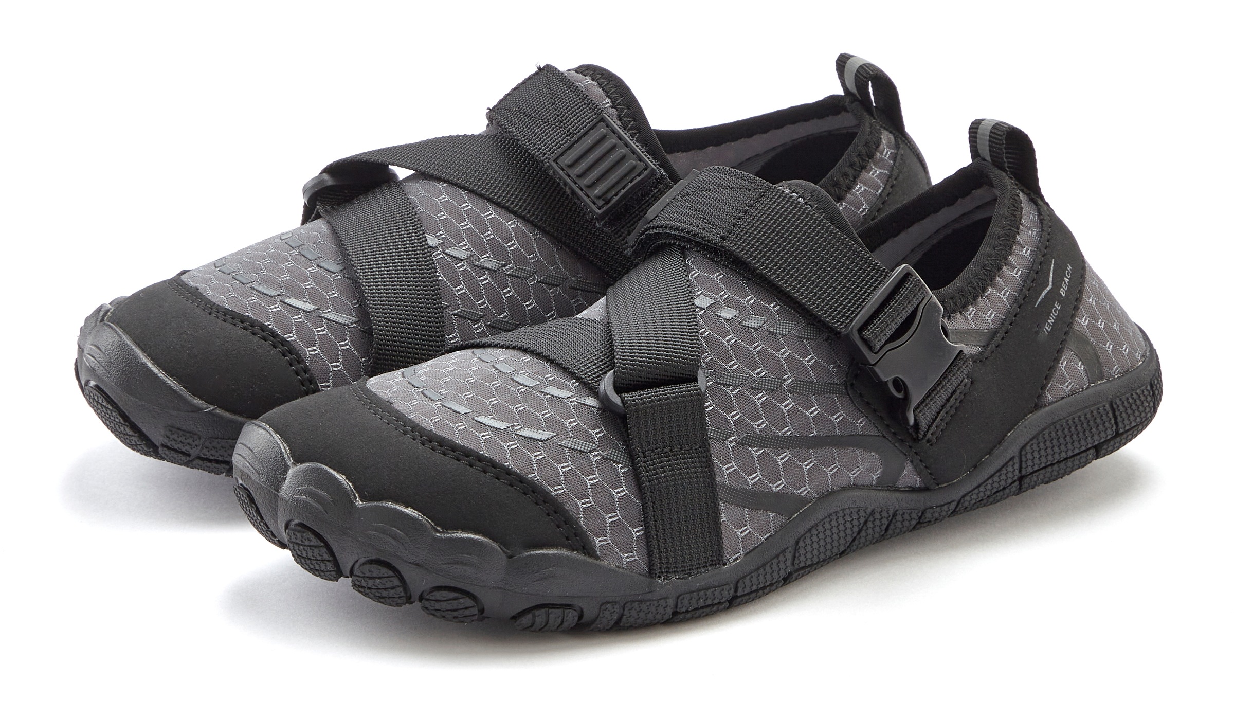 Venice Beach Aquaschuh "Badelatsche, Badeschuhe, Badeschlappe, Barfußschuh, leichter Slipper" Wasserschuh schnelltrocknend mit ultraleichter Sohle VEGAN
