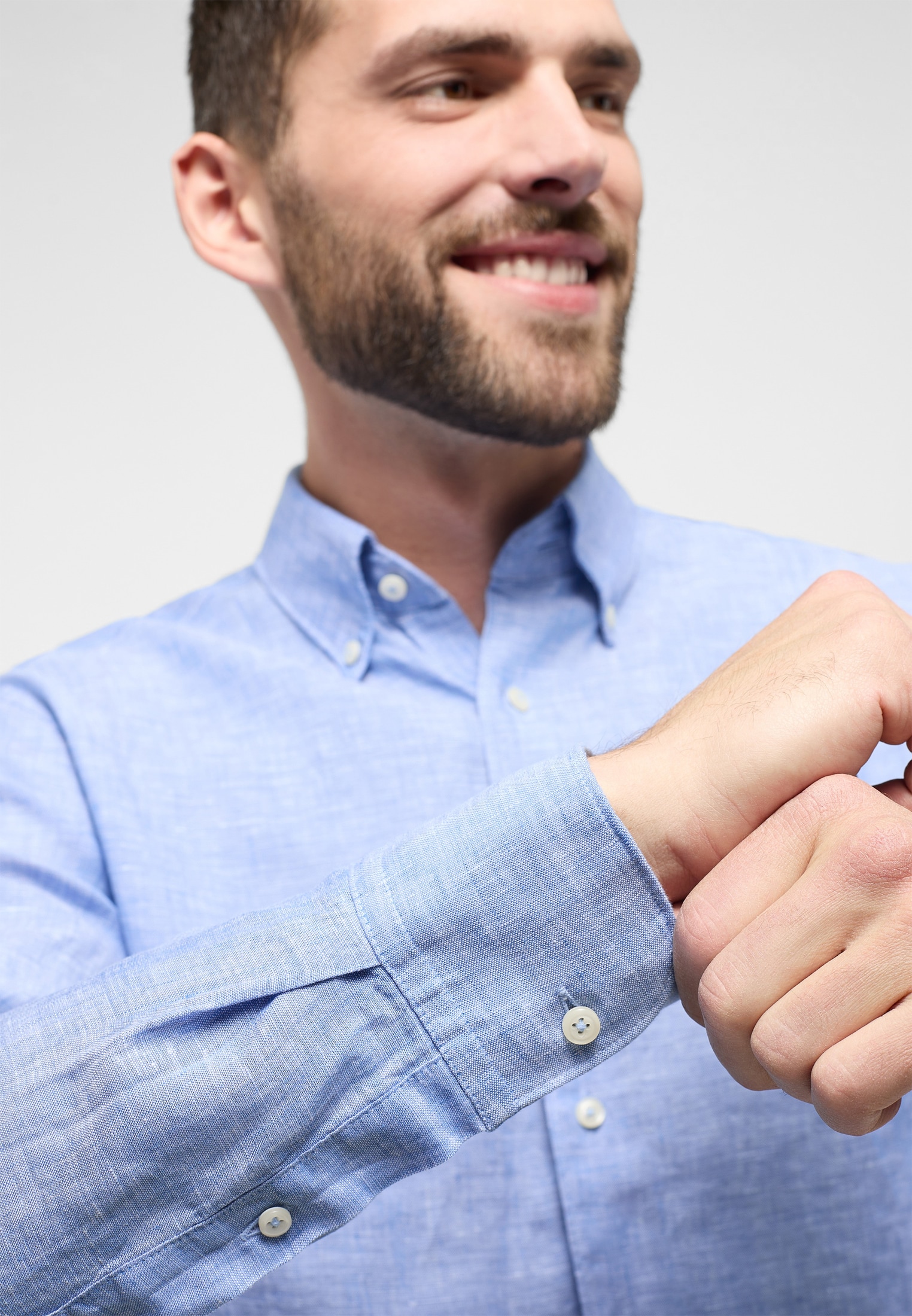 Eterna Langarmhemd »SLIM FIT«, EASY IRON (bügelleicht)