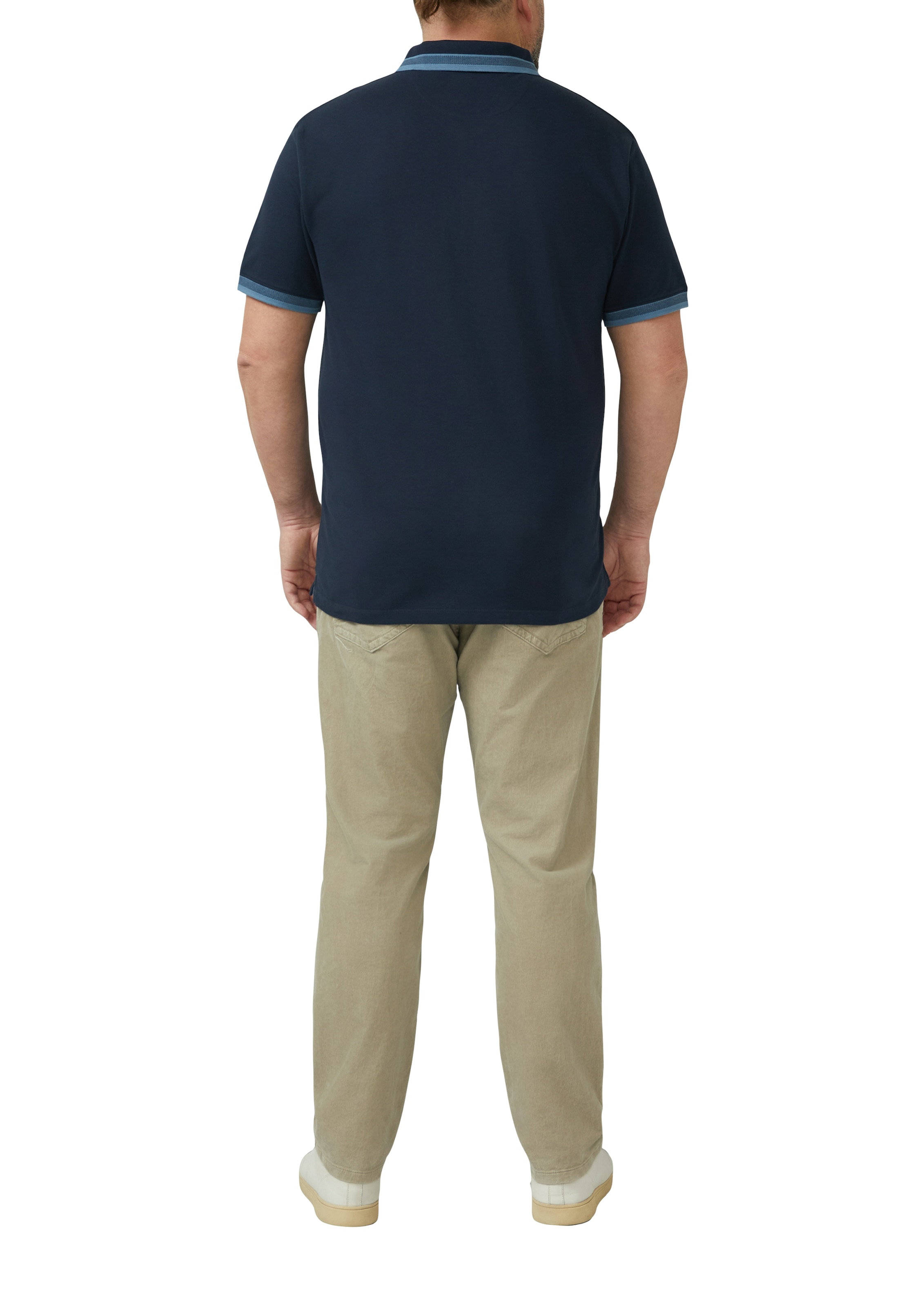 s.Oliver Men Big Sizes Poloshirt mit Logo Print