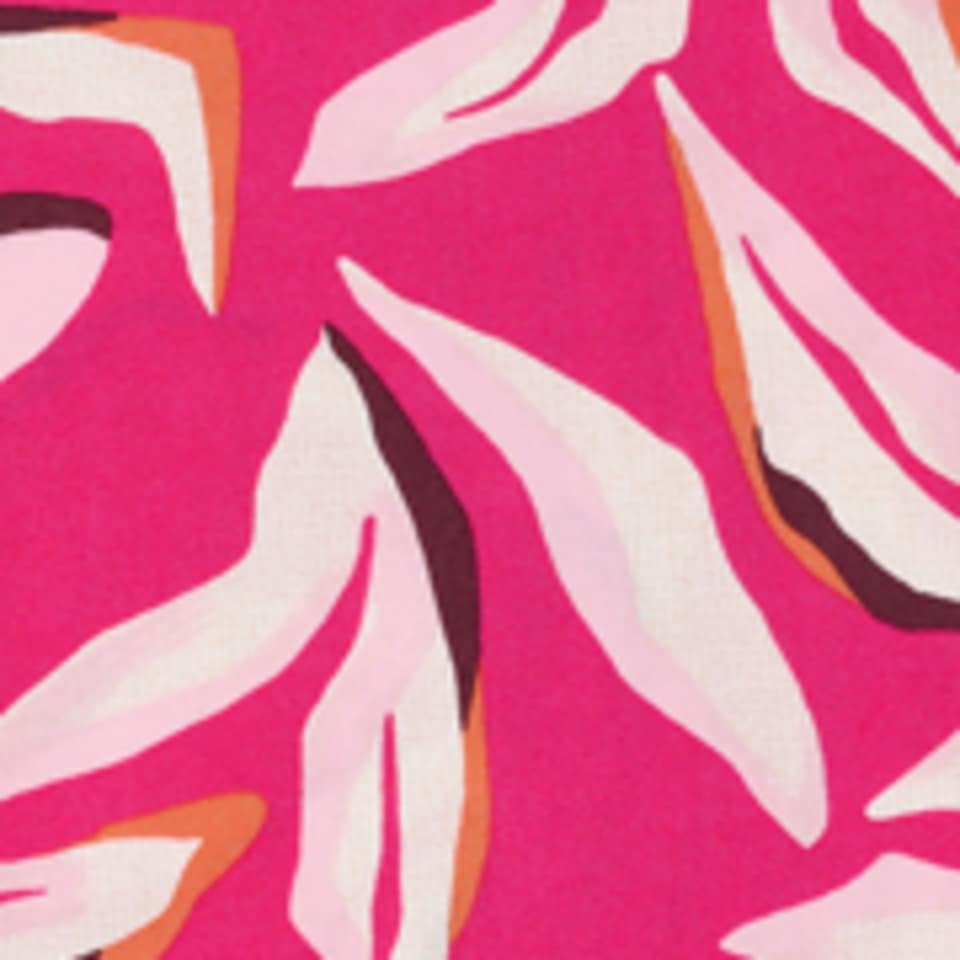 Cecil Kurzarmbluse mit geschlitztem Rundhalsausschnitt mit Bändchen