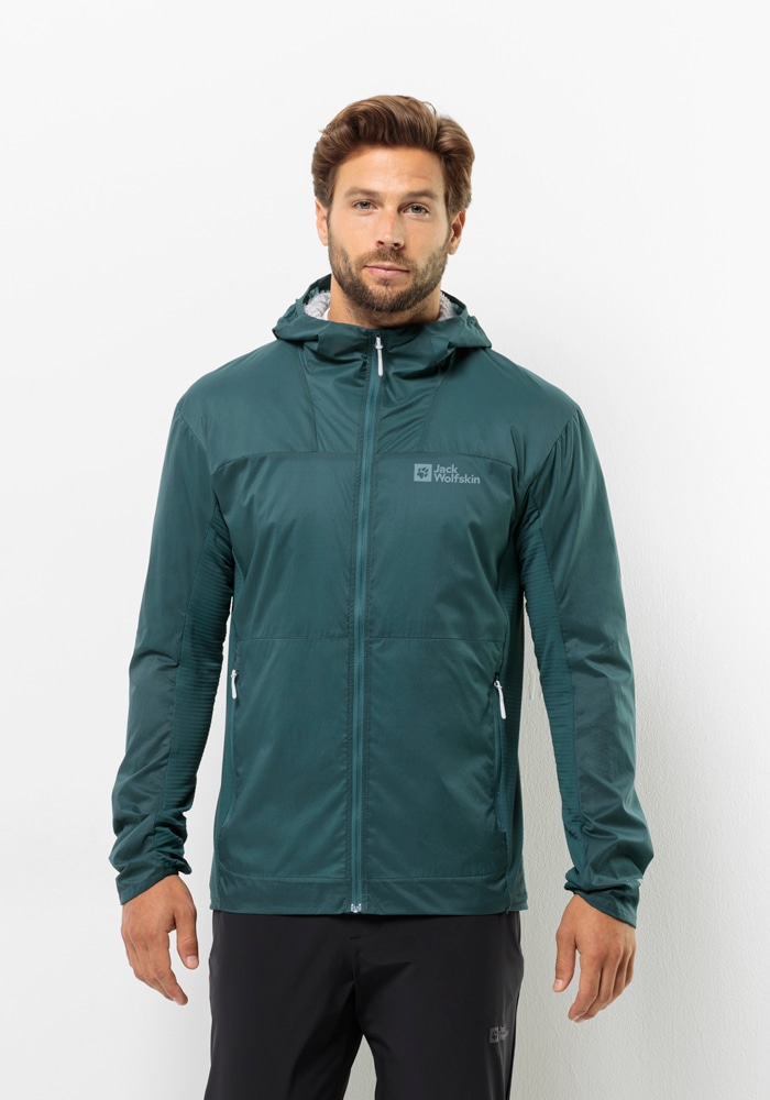 Jack Wolfskin Funktionsjacke "PRELIGHT ALPHA JKT M", mit Kapuze