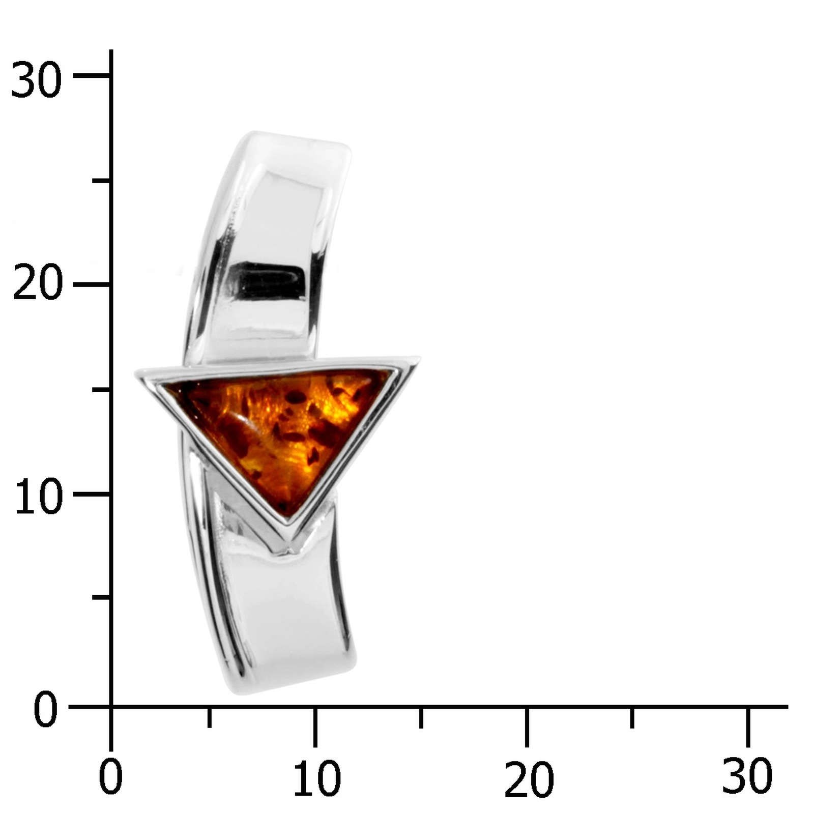 OSTSEE-SCHMUCK Kettenanhänger »- Gleiter-Ingiara - Silber 925/000 - Bernstein«