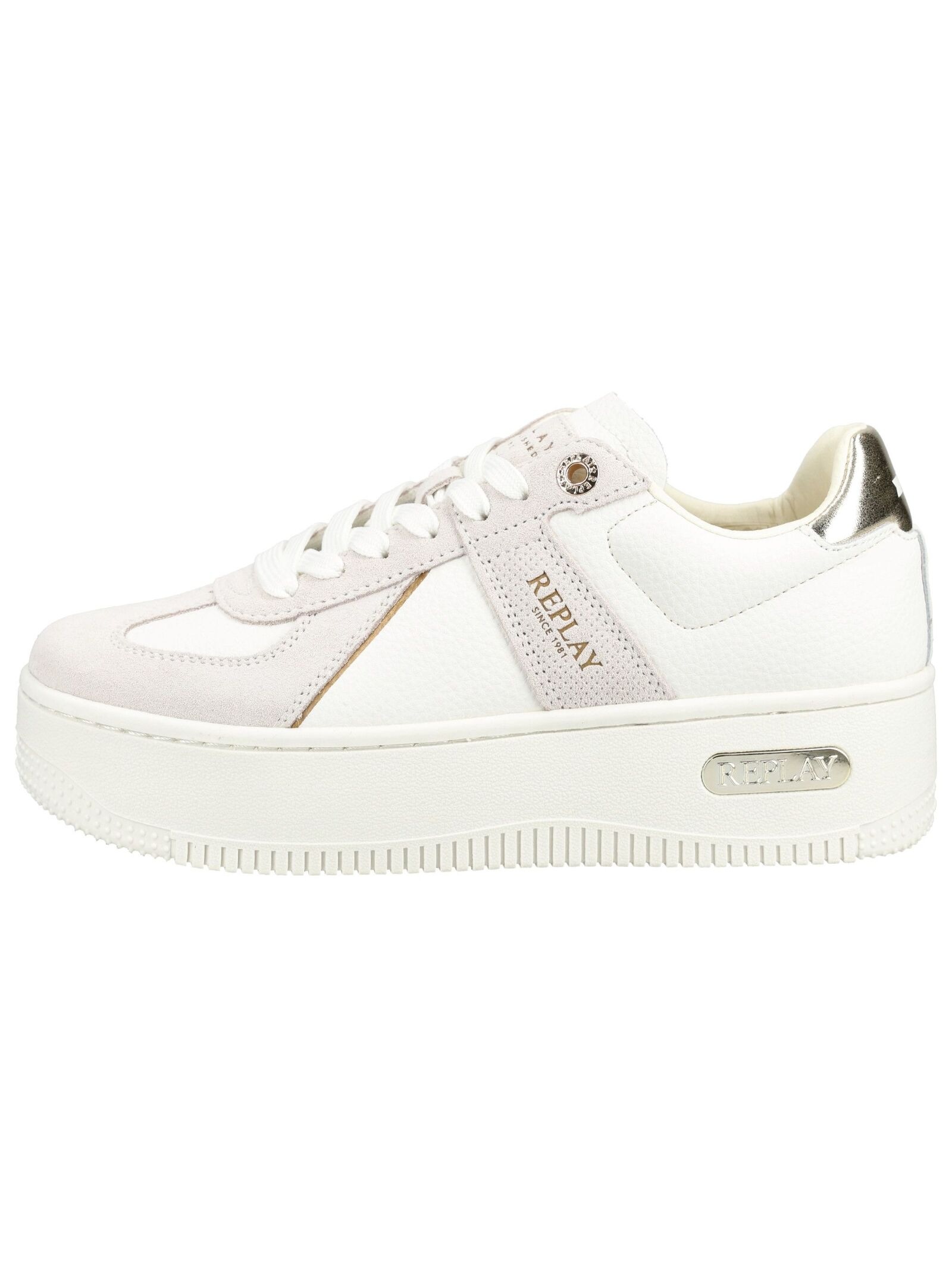 Replay Plateausneaker "Replay Sneaker Leder" günstig online kaufen