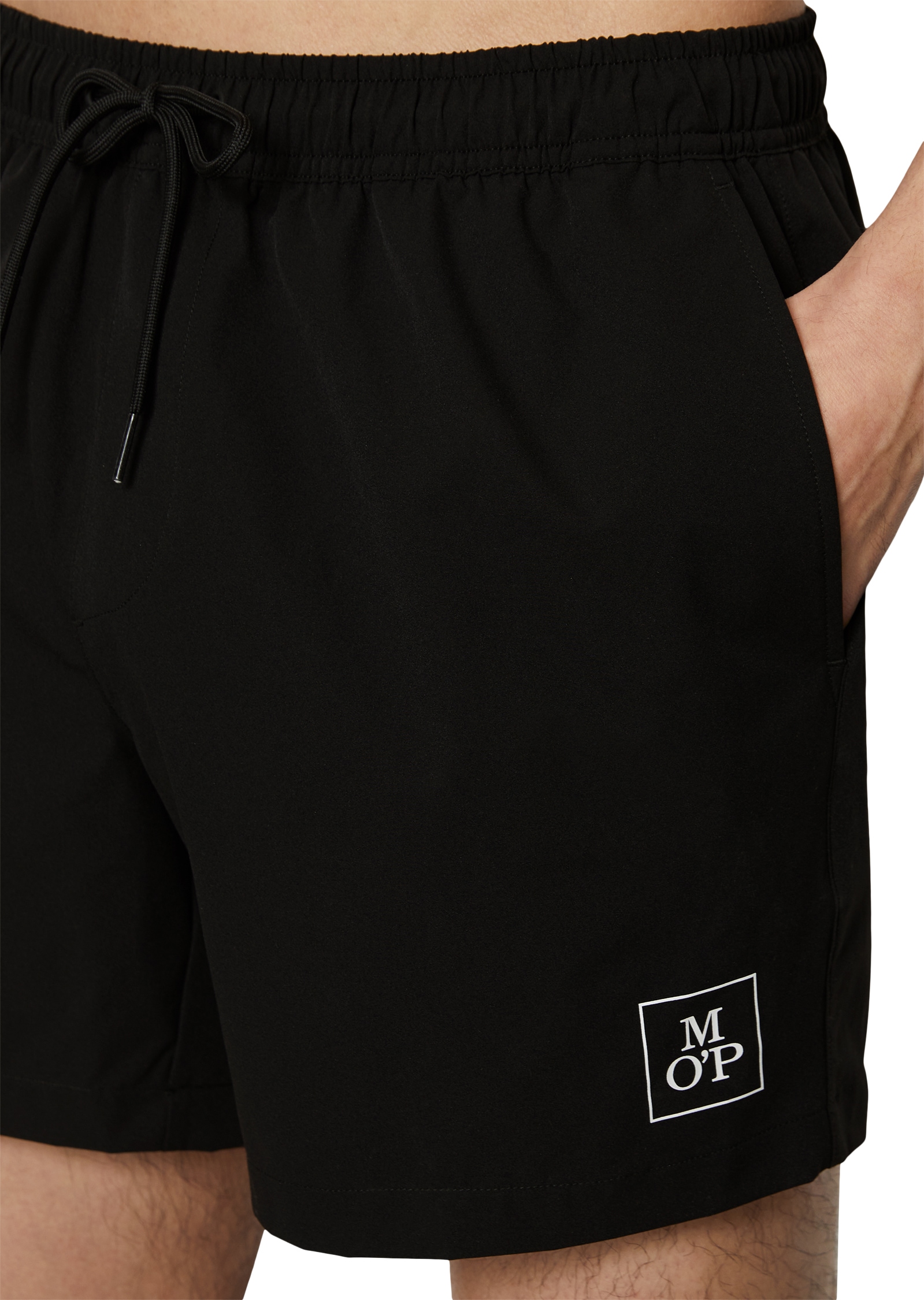 Marc O'Polo Badeshorts »Essentials« mit dezentem Logoprint