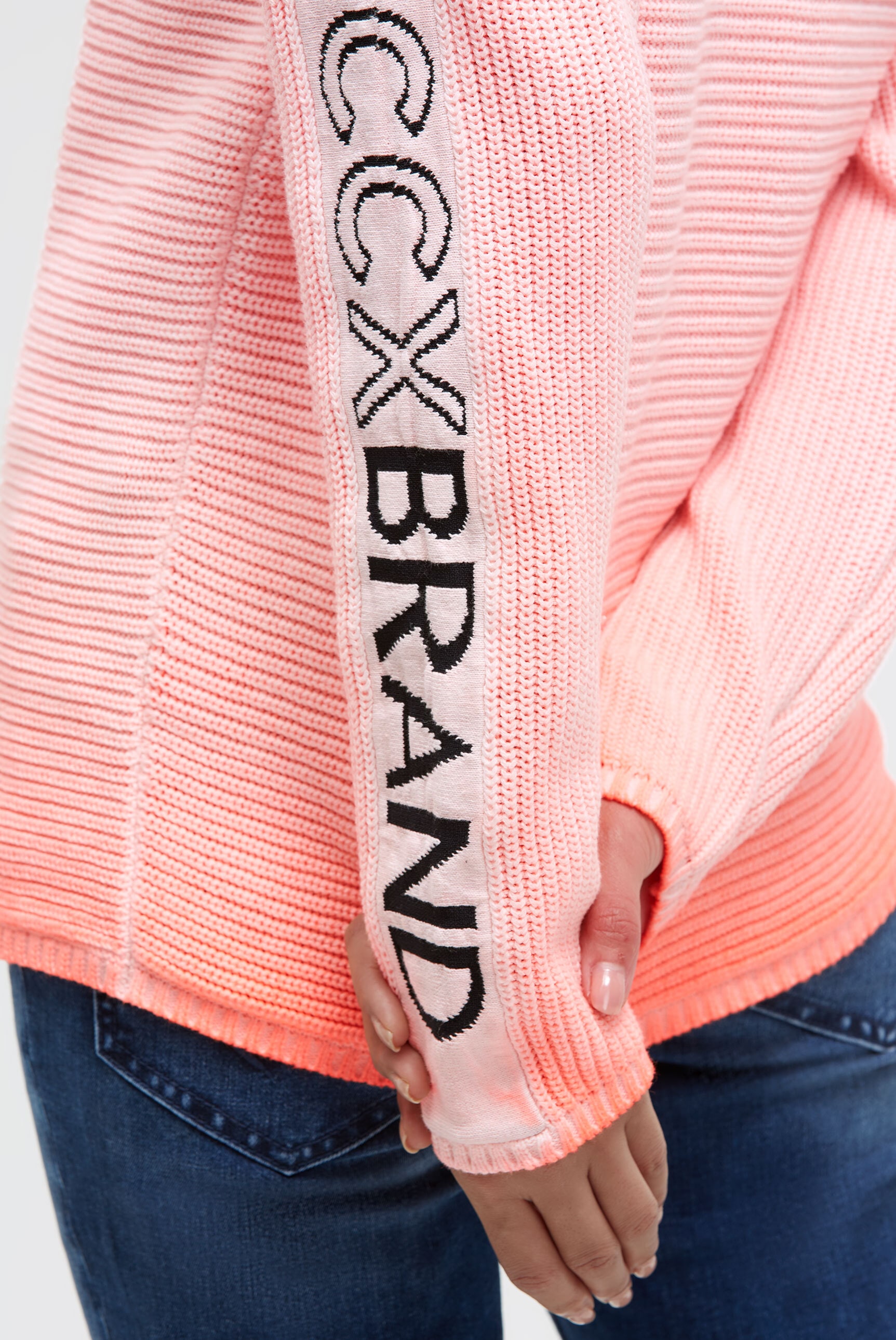 SOCCX Rundhalspullover aus Baumwolle