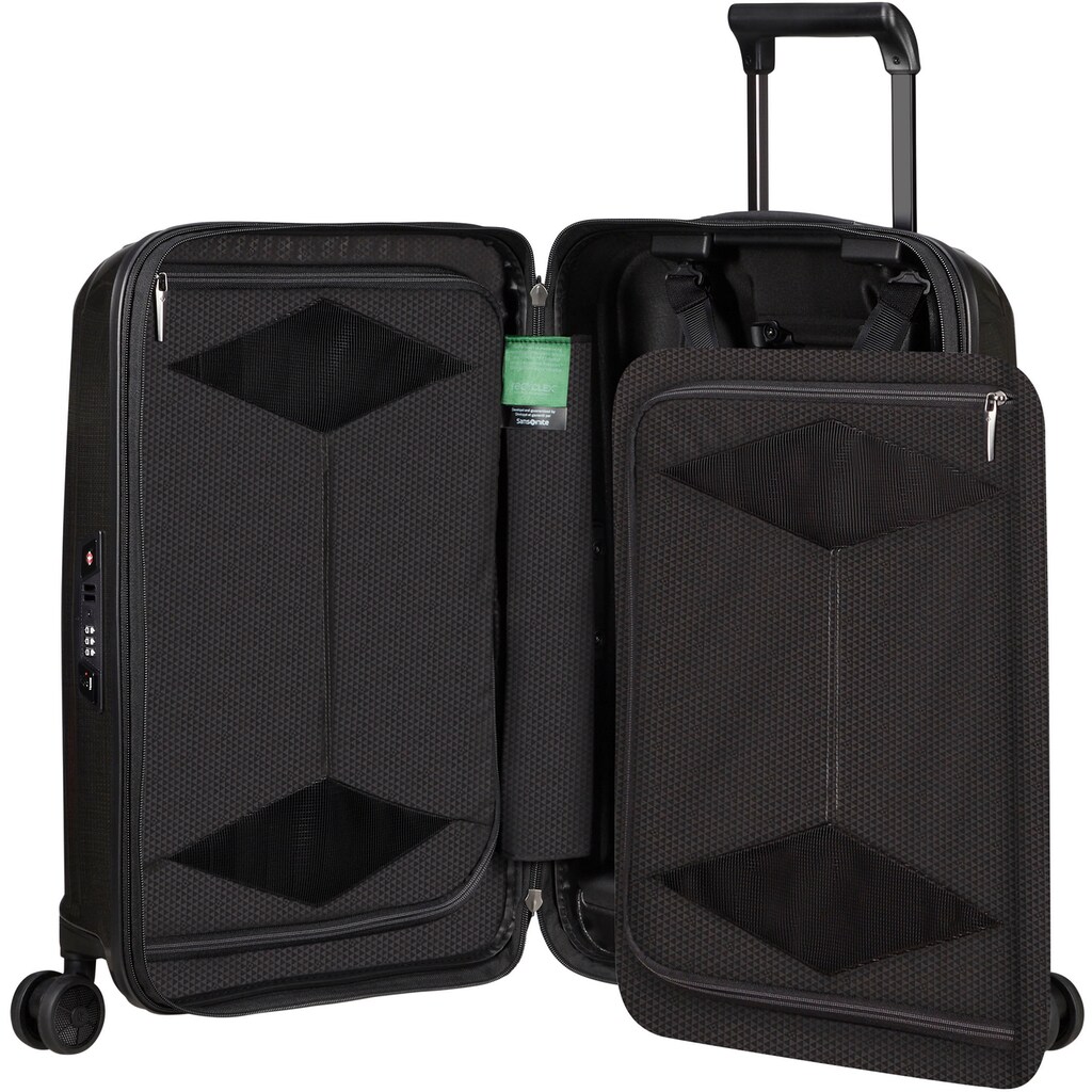 Samsonite Hartschalen-Trolley »Major-Lite, black, 55 cm«, 4 Rollen