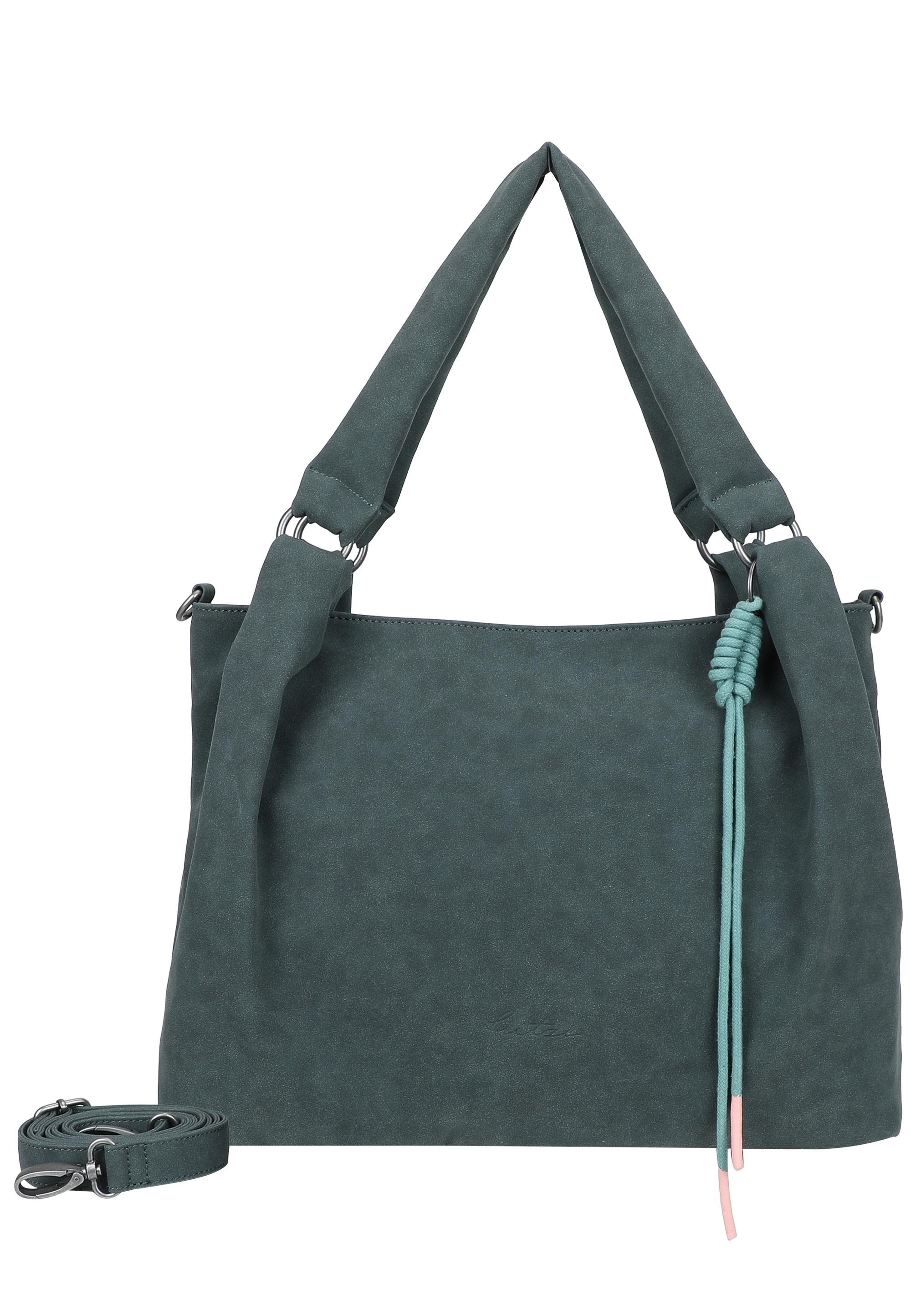 Fritzi aus Preußen Henkeltasche "Sue03 Suede Jacky Soft Dark Anthra" mit ab günstig online kaufen