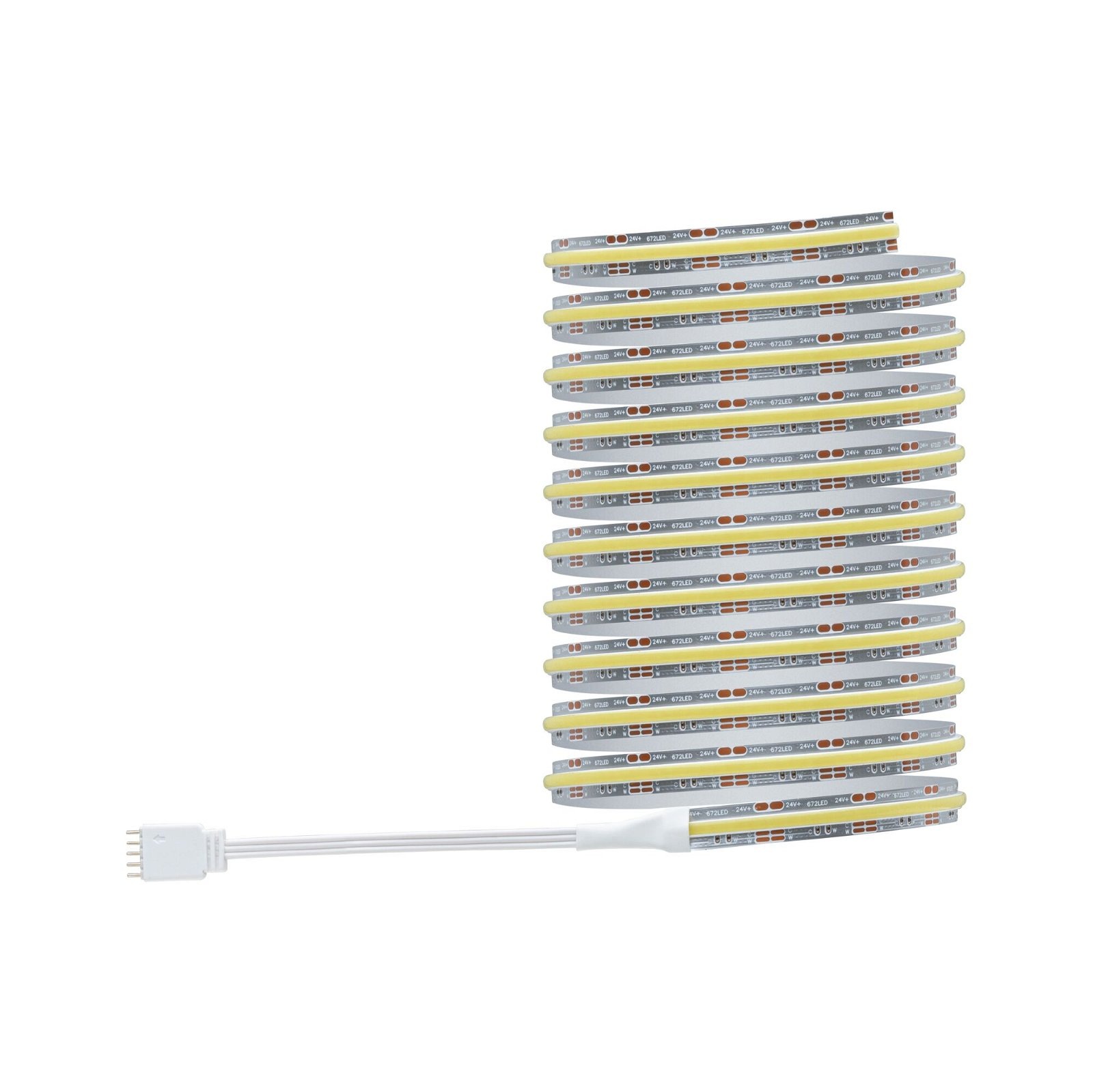 Paulmann LED-Streifen »MaxLED 1000 Basis Set 3m 25,5W 230/24V silber Kunststoff«, 1 St.-flammig, Full-Line COB 2700-6500K TunableWhite