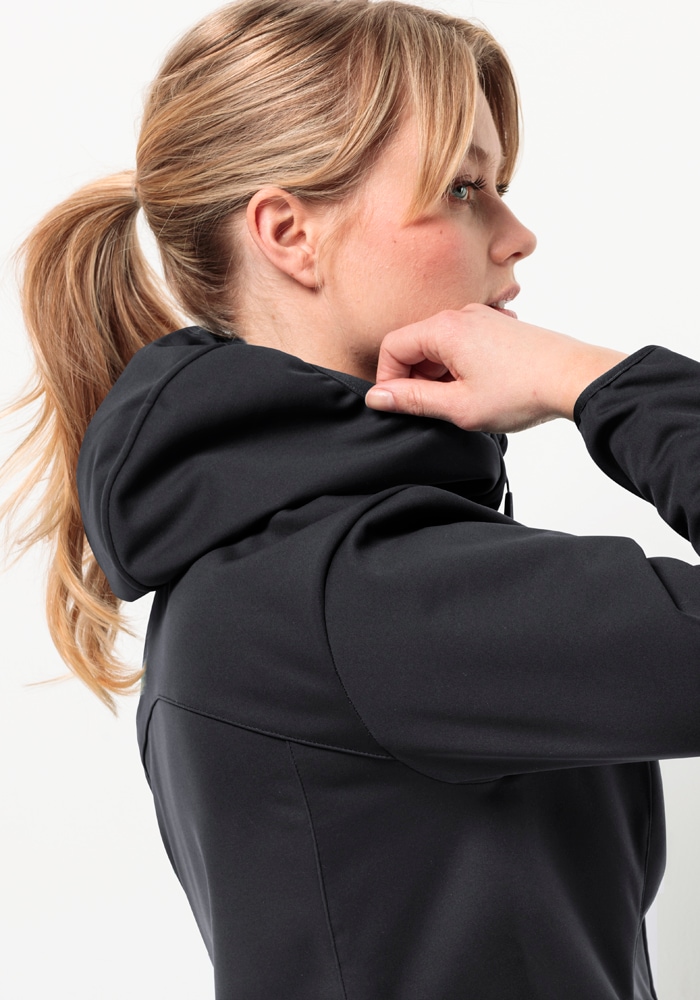 Jack Wolfskin Softshelljacke »WINDHAIN HOODY W«, mit Kapuze