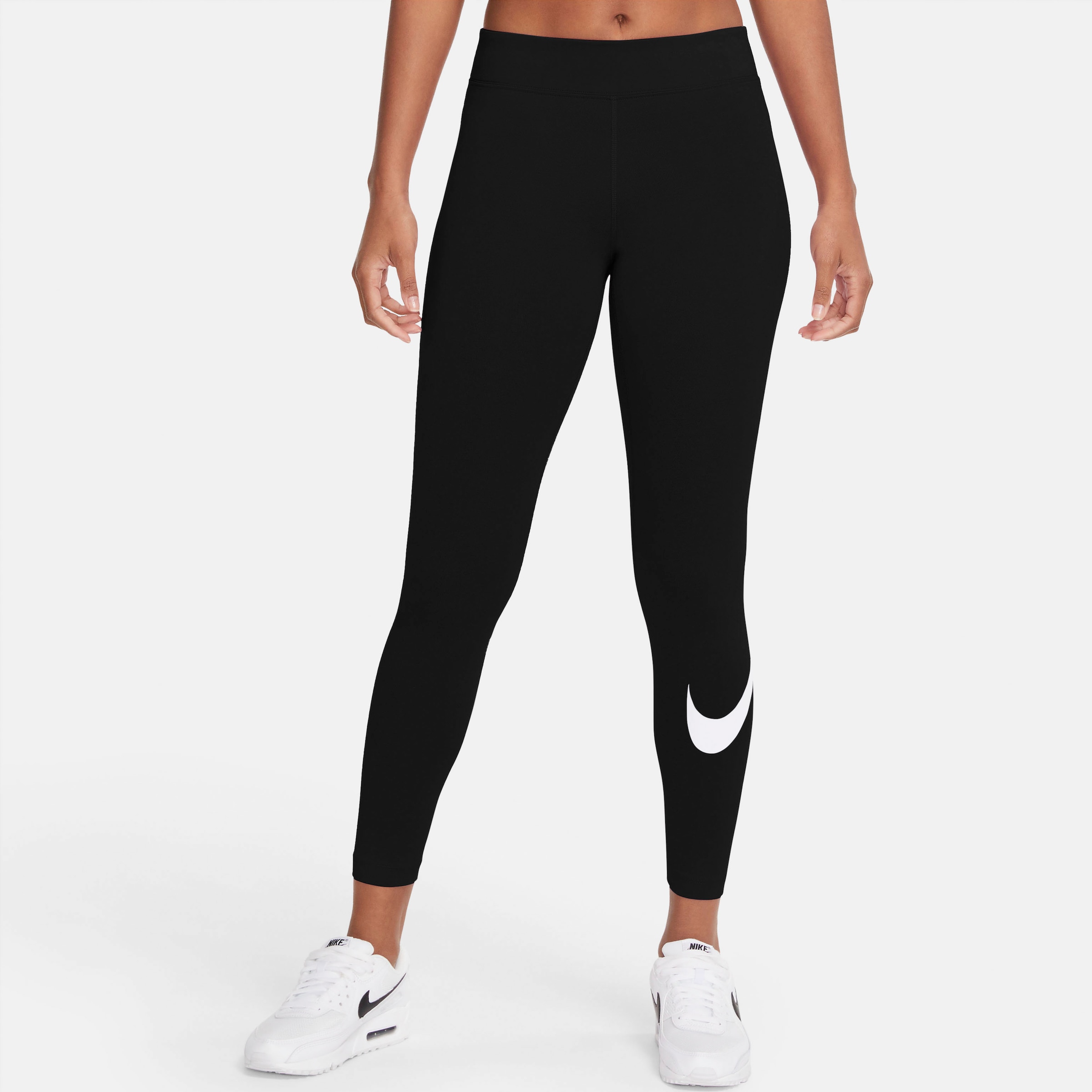 Nike Sportswear Leggings "Essential Womens Mid-Rise Swoosh Leggings"