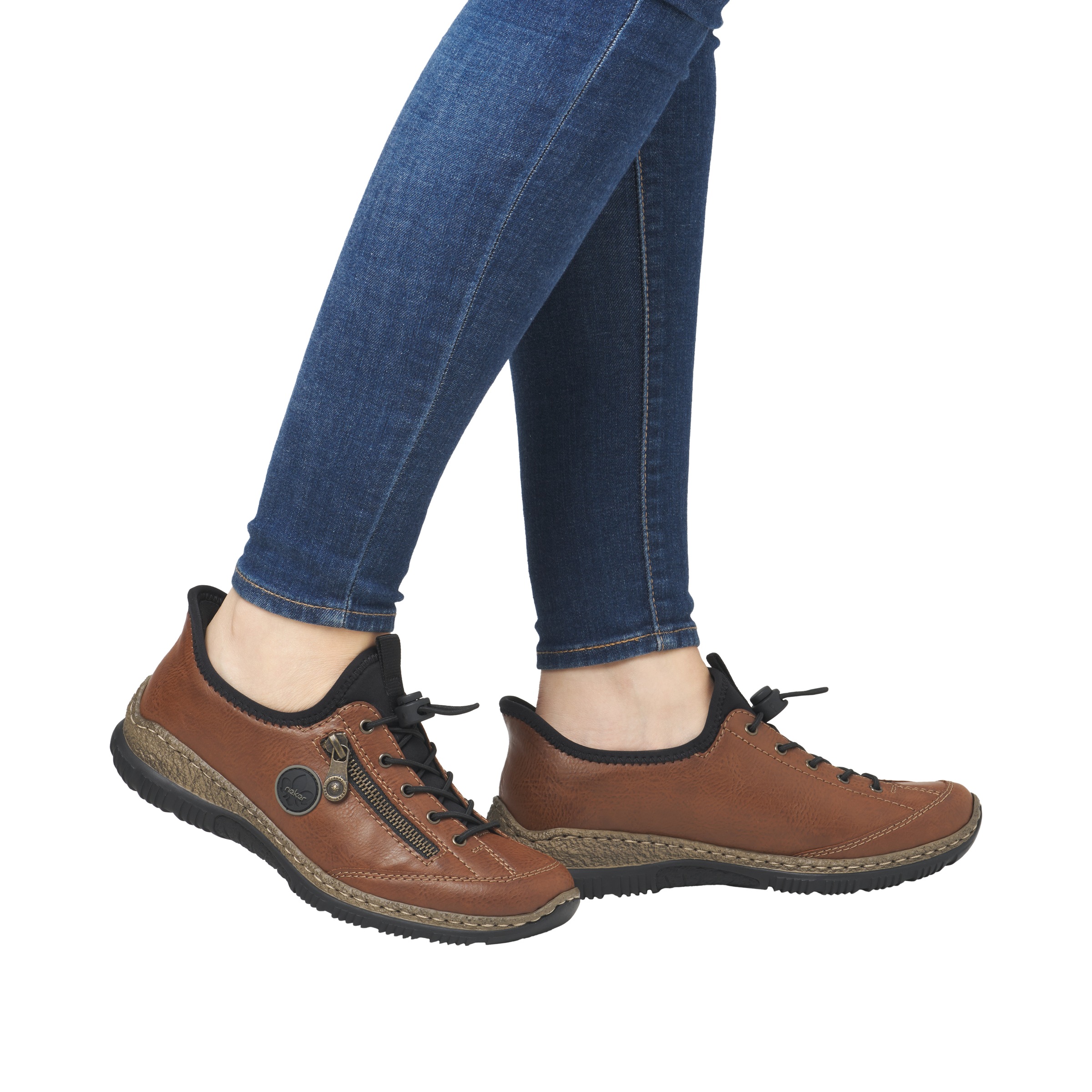 Rieker Slip-On Sneaker »Ready2GO«, Schlupfschuh, Freizeitschuh, Halbschuh mit MemoSoft-Ausstattung
