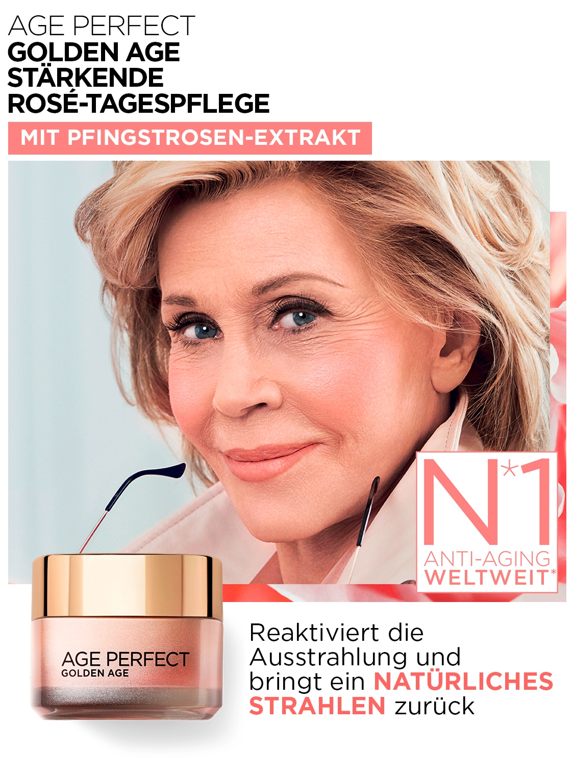 L'ORÉAL PARIS Gesichtspflege-Set »Age Perfect Golden Age Tag und Nacht« mit Neo-Calcium