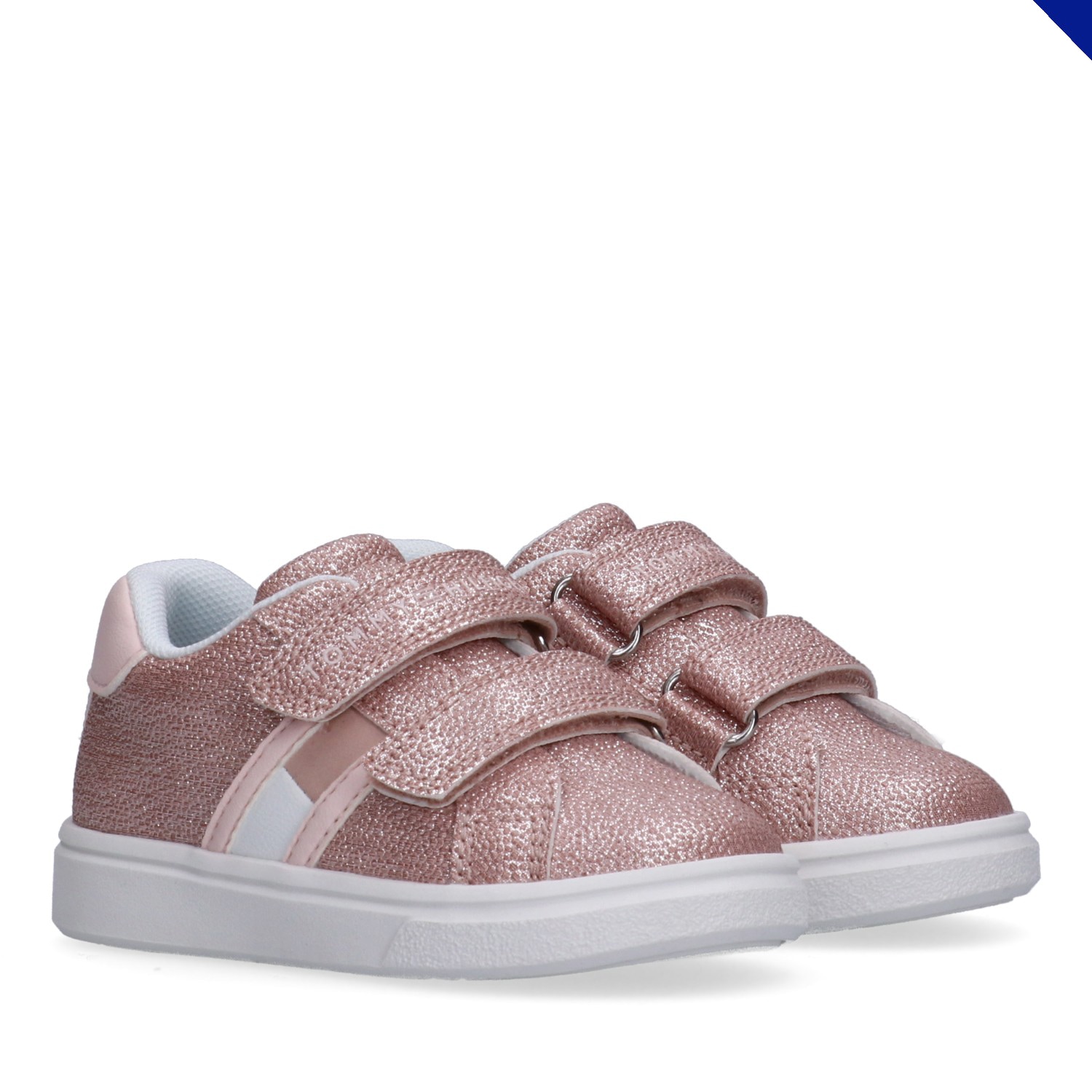 Tommy Hilfiger Sneaker Schlupfschuh Klettschuh, Mädchenschuh mit allover Gl günstig online kaufen