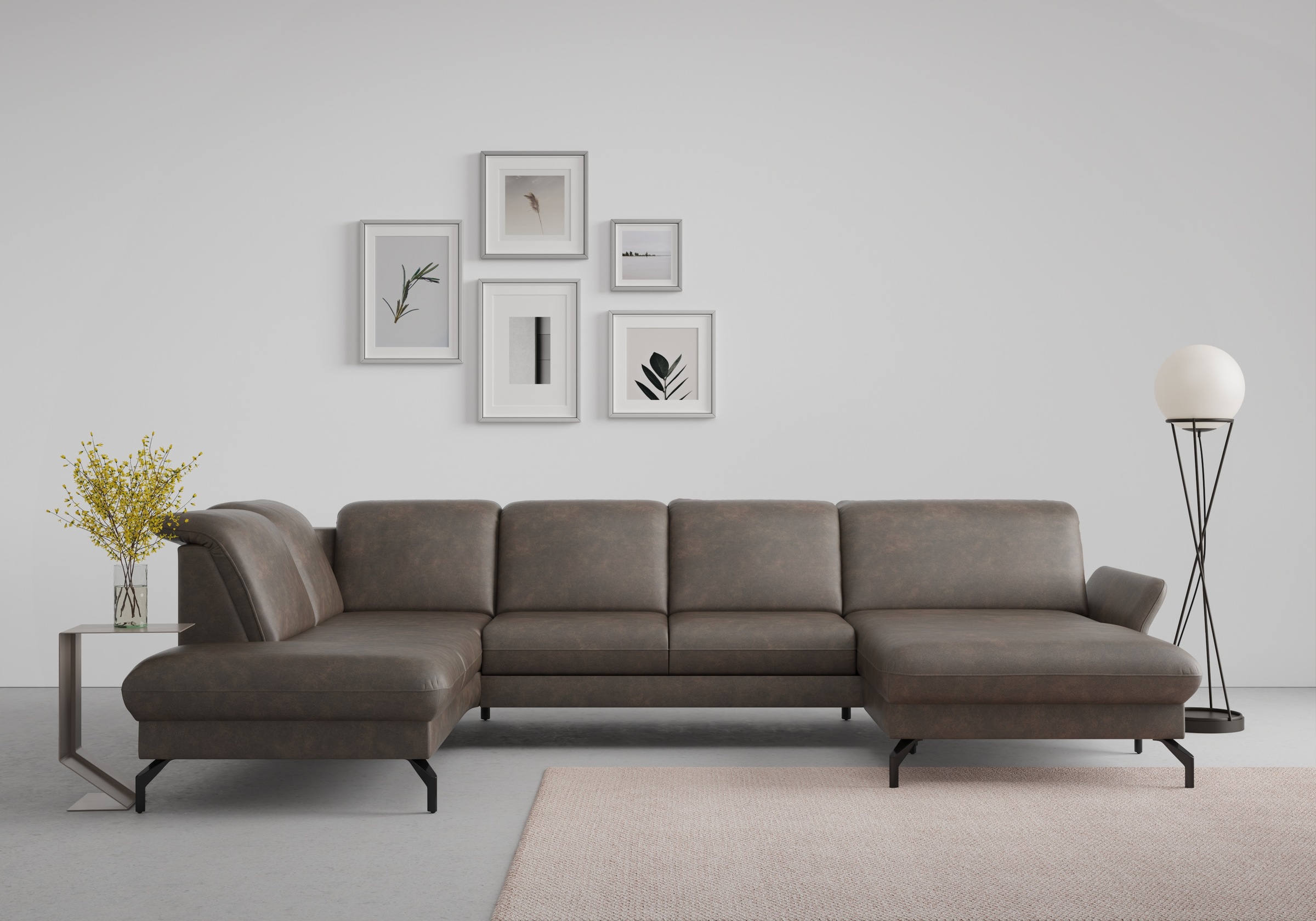 sit&more Wohnlandschaft "Fashion U-Form" wahlweise mit Kopfteilverstellung, günstig online kaufen