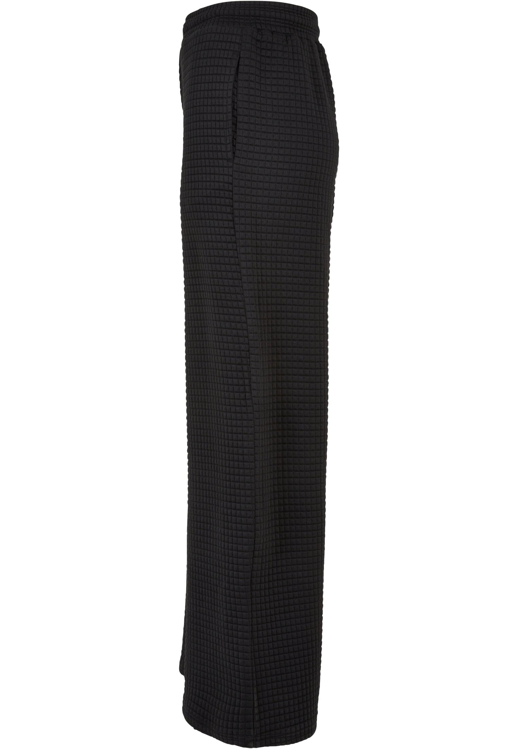URBAN CLASSICS Stoffhose »Urban Classics Damen Ladies Quilte Wide Leg Sweat Pants«, (1 tlg.)