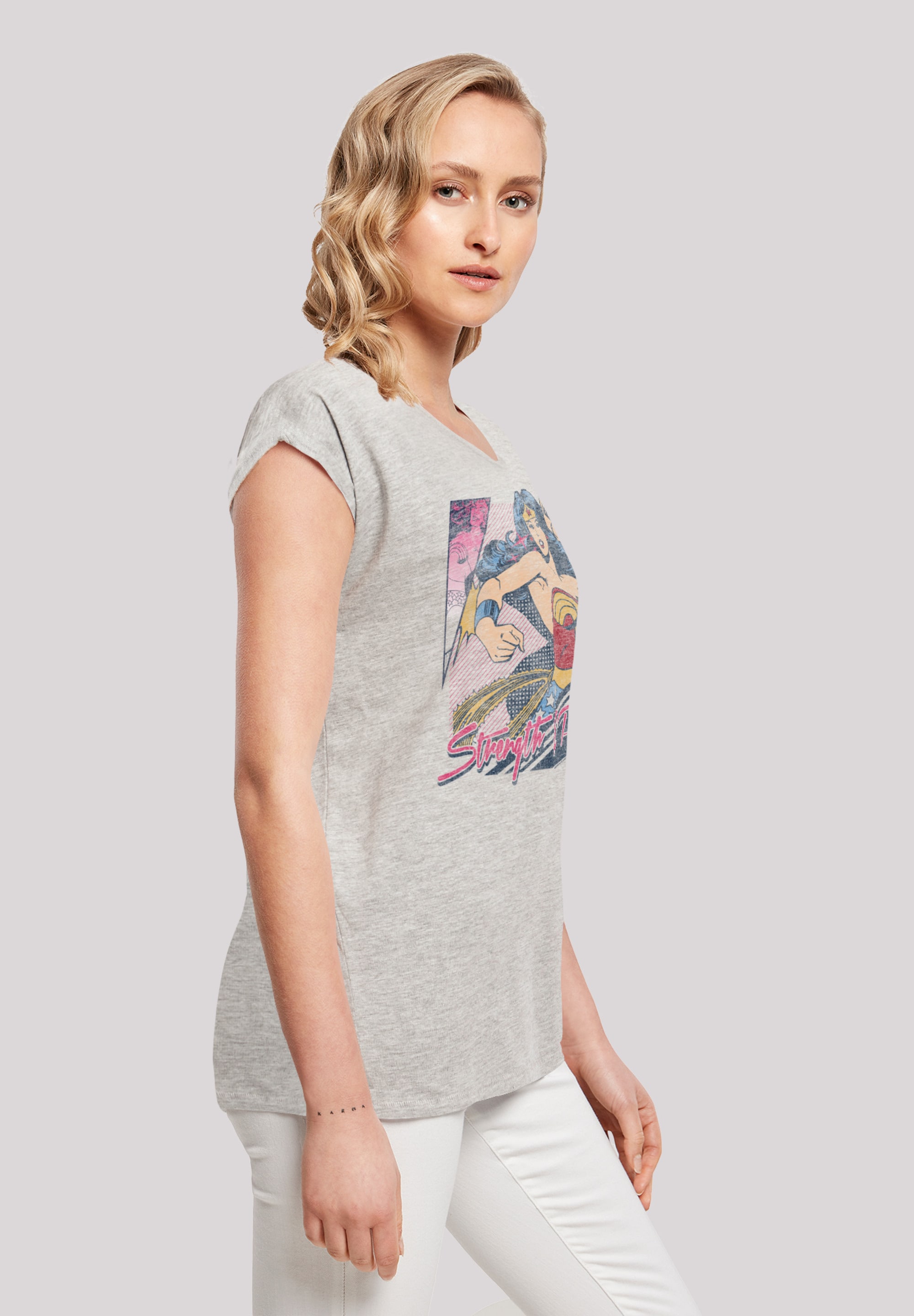 F4NT4STIC T-Shirt »DC Comics Wonder Woman Strength & Power«, Print