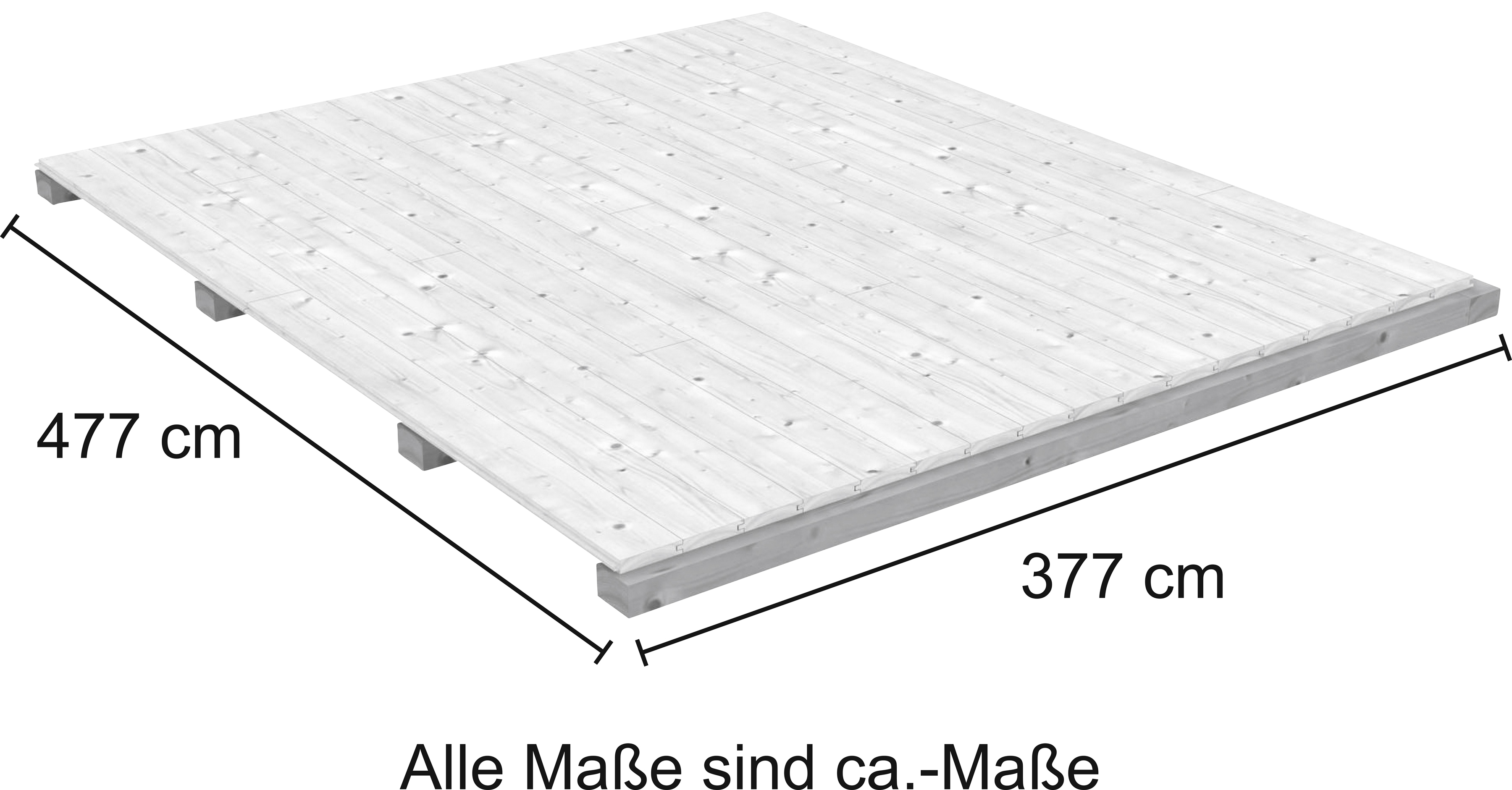 LASITA MAJA Gartenhaus-Fußboden „Udo 380“, für Gartenhäuser fi natur Rabatt: 24 %