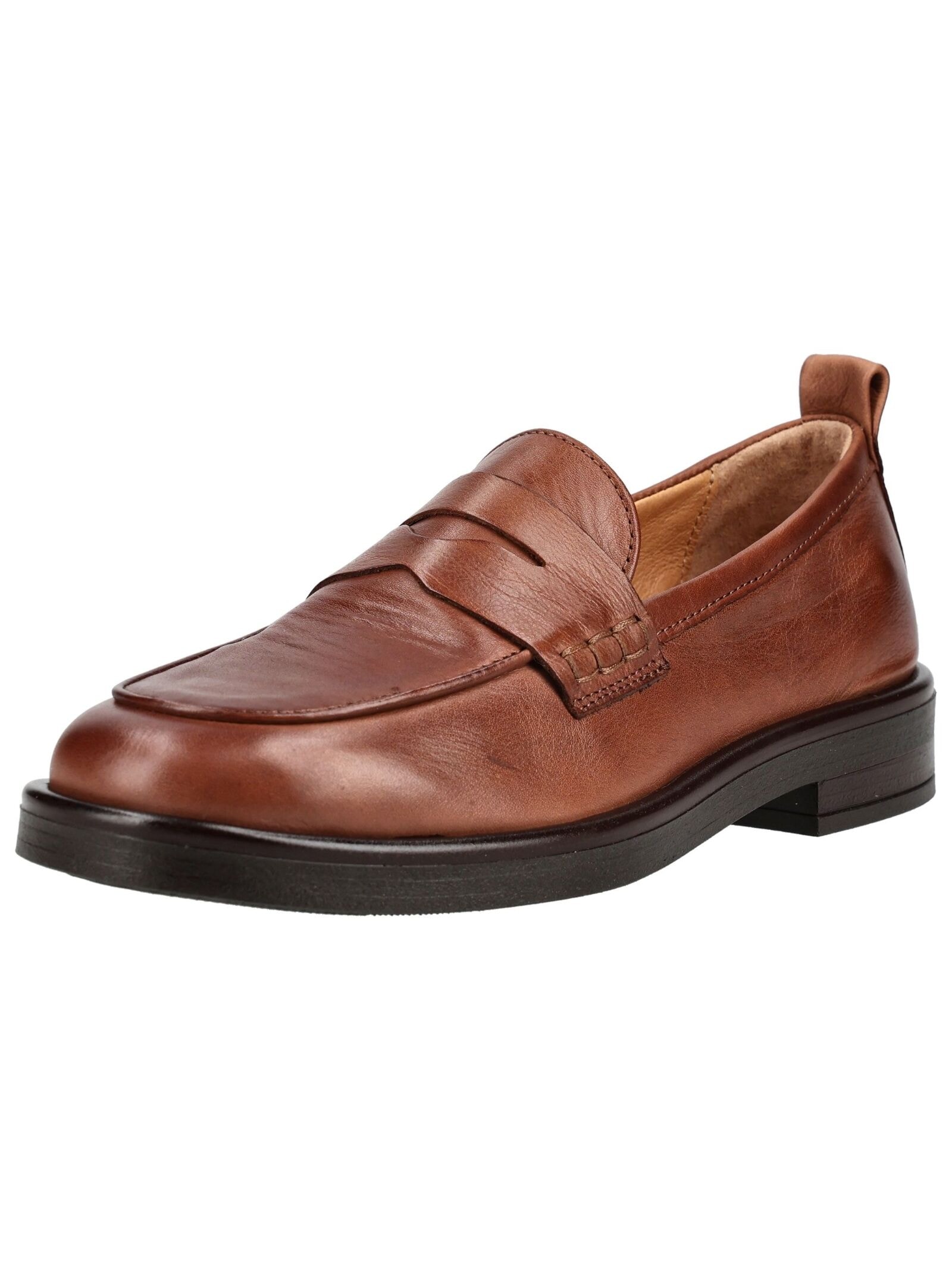 PAVEMENT Damen Slipper "Pavement Slipper Leder", Gr. 39, braun, Leder, Schuhe