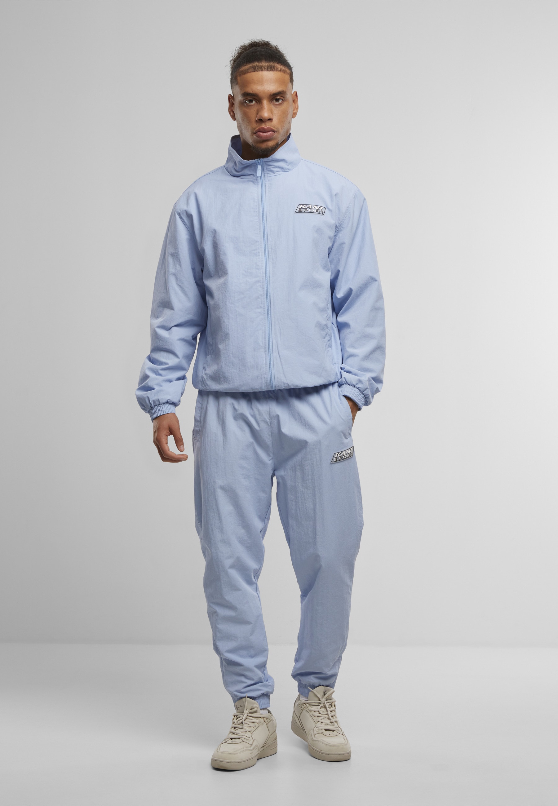 Karl Kani Trainingsjacke »Karl Kani Karl Kani Sport Patch Essential Trackjacket« 1 Stk. tlg. ohne Kapuze