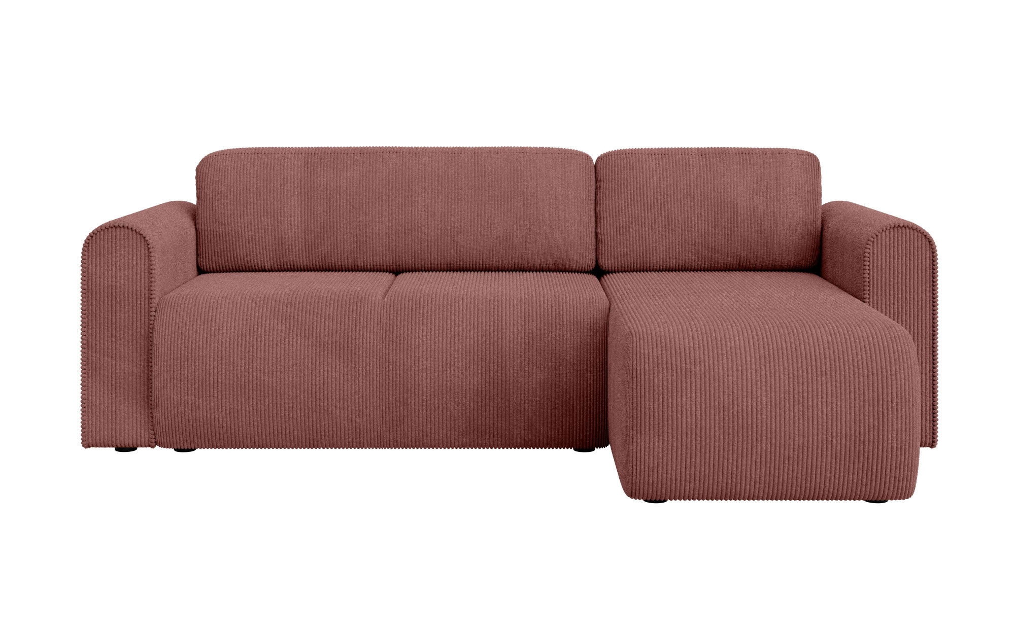 INOSIGN Ecksofa »Zacharia wahlweise Schlafsofa mit Bettkasten, B/T/H 250/166/86 cm«, L-Form mit Wellenunterfederung, Recamiere beidseitig montierbar