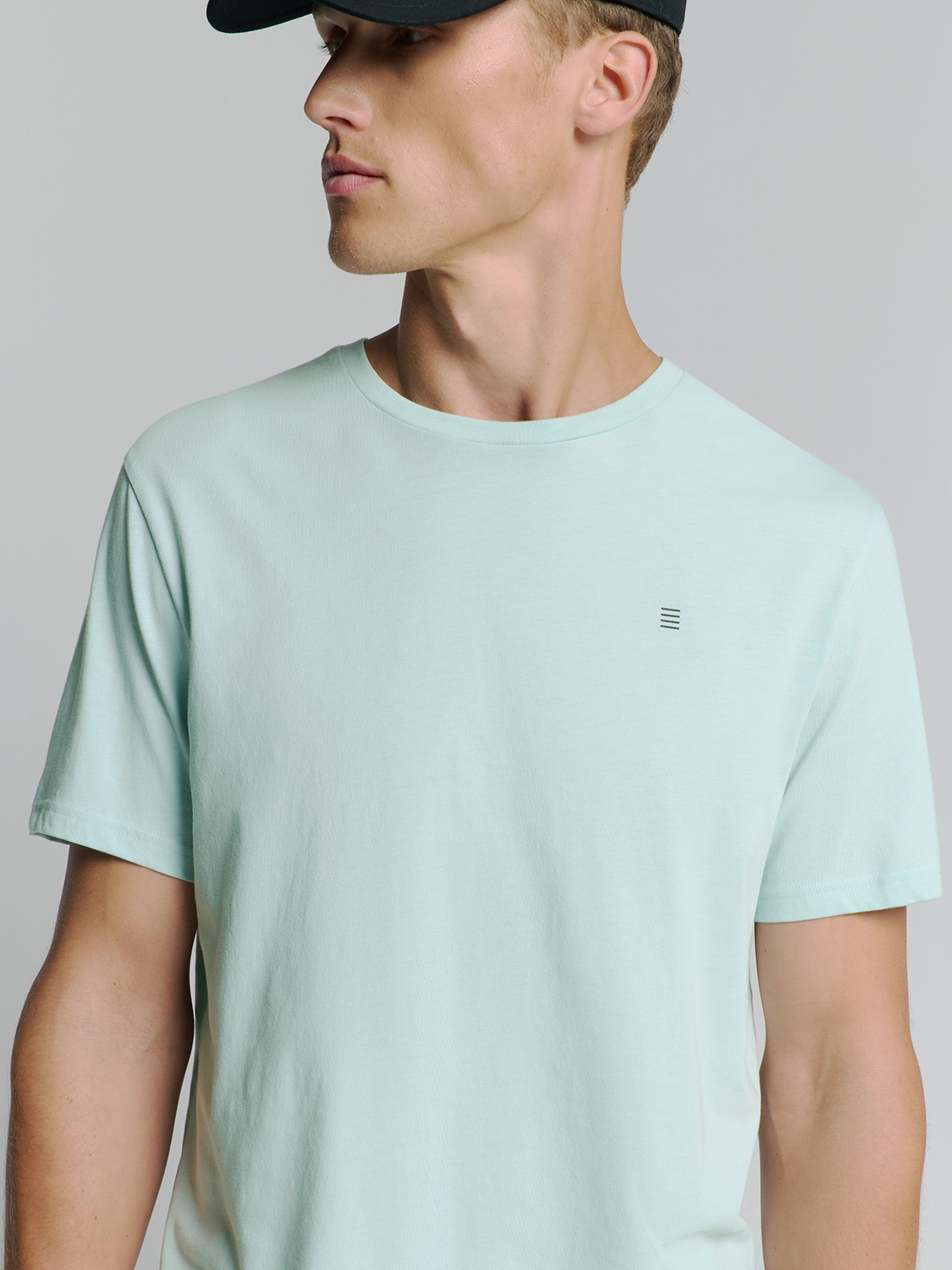 NO EXCESS T-Shirt »No Excess Basic Rundhals T-Shirt T-Shirt Crewneck Solid Basic«